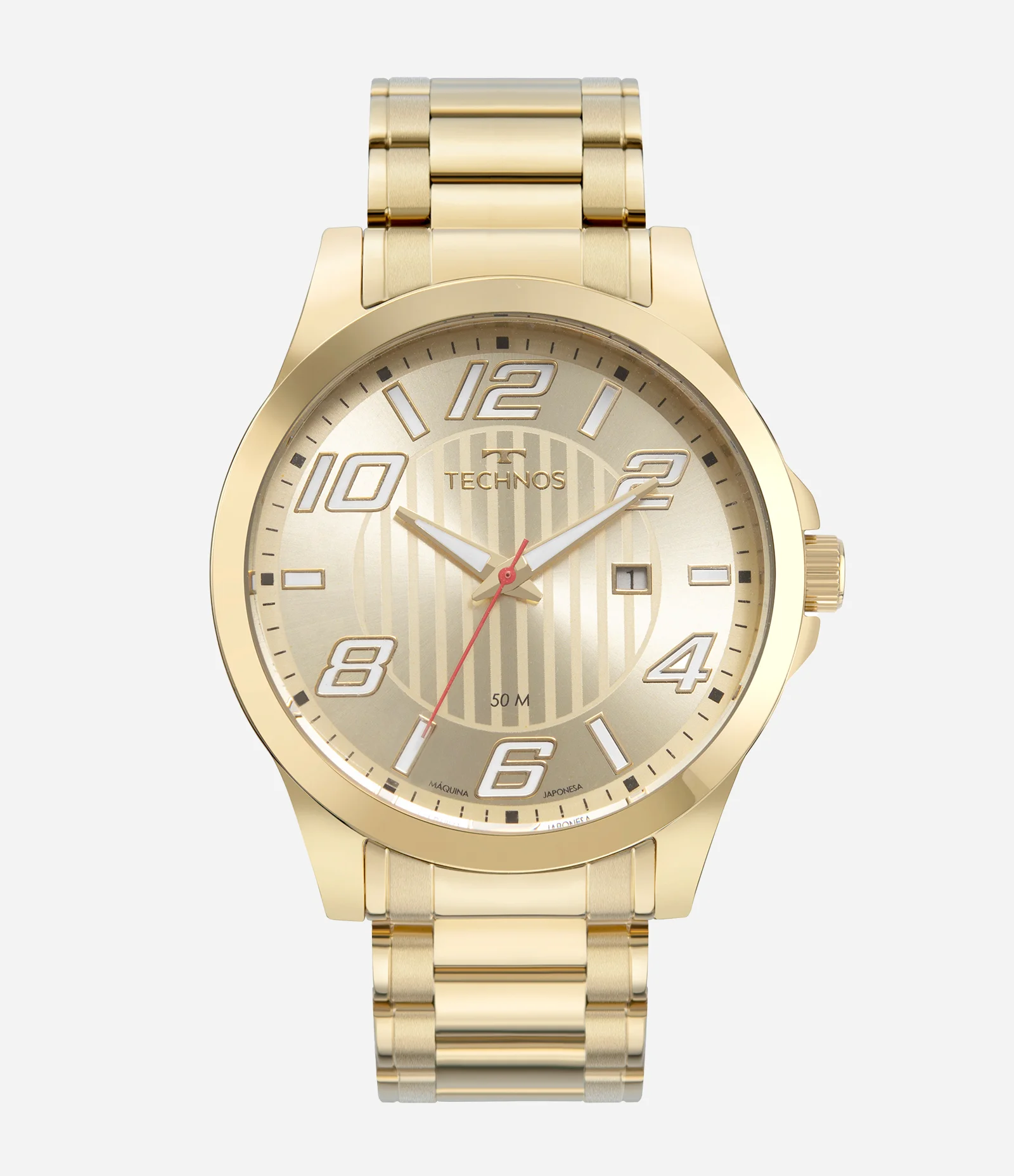 Relógio Technos Masculino Analógico Dourado 1