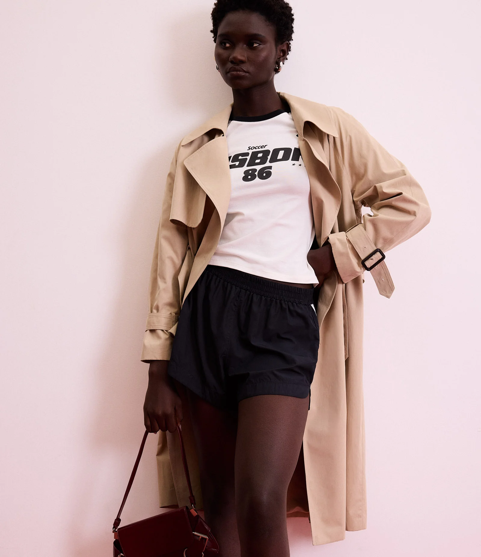 Blusa Baby Tee em Algodão com Estampa Lisbon 86 Branco 2