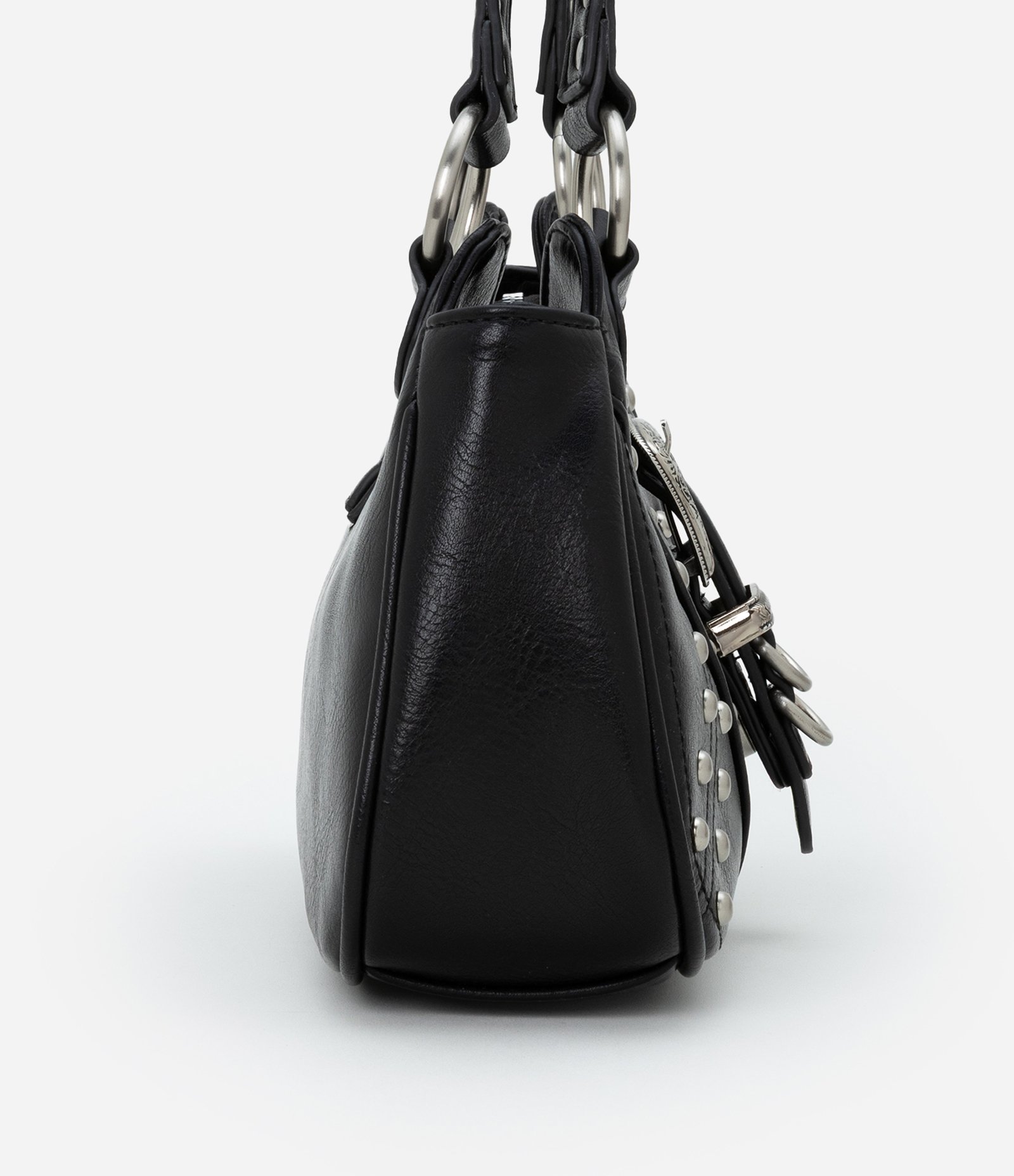 Bolsa Baguete Western em PU com Fivela Frontal e Alças Detalhadas 3