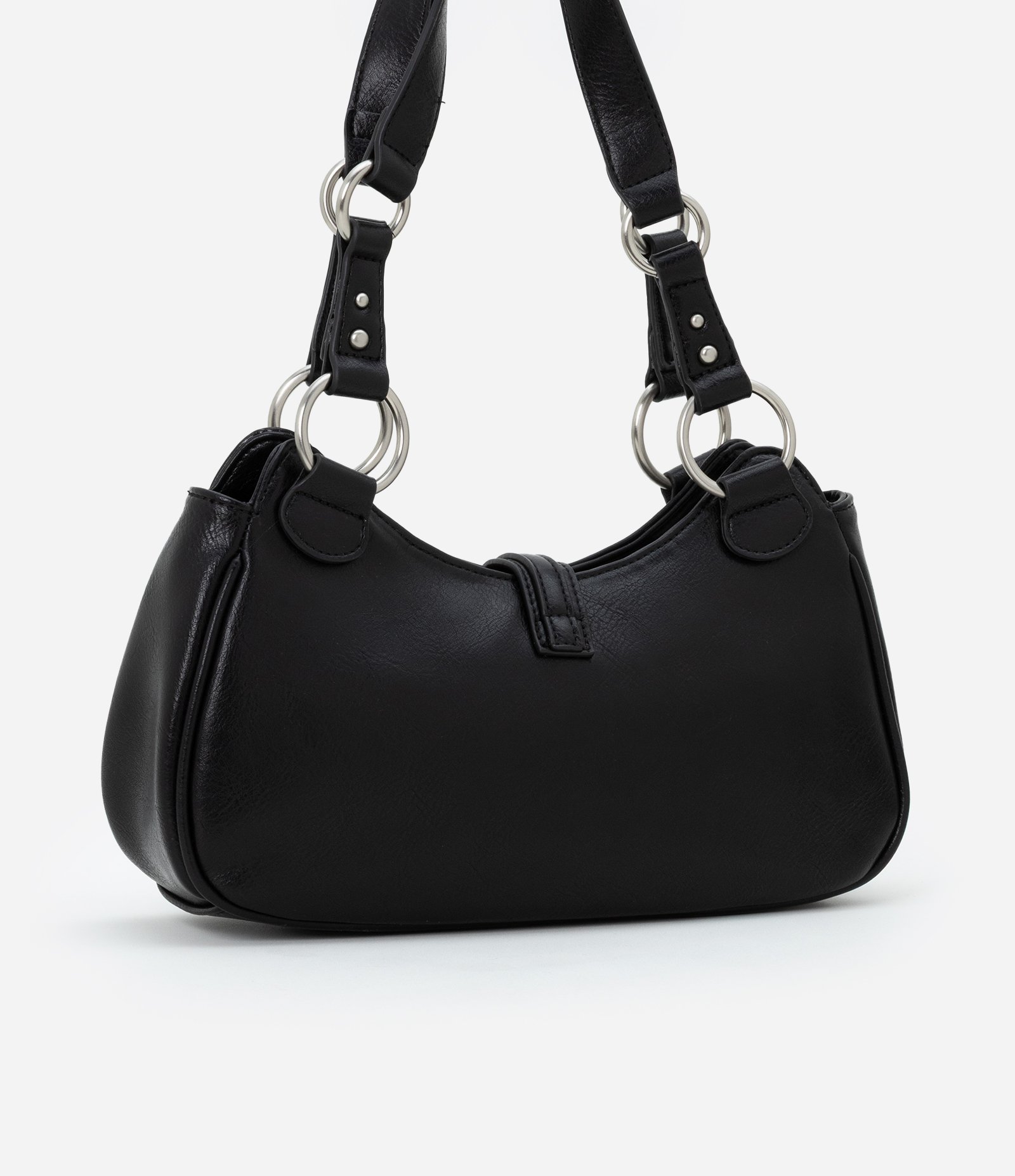 Bolsa Baguete Western em PU com Fivela Frontal e Alças Detalhadas 4