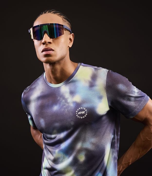 Óculos de Sol Esportivo Máscara com Lente Espelhada