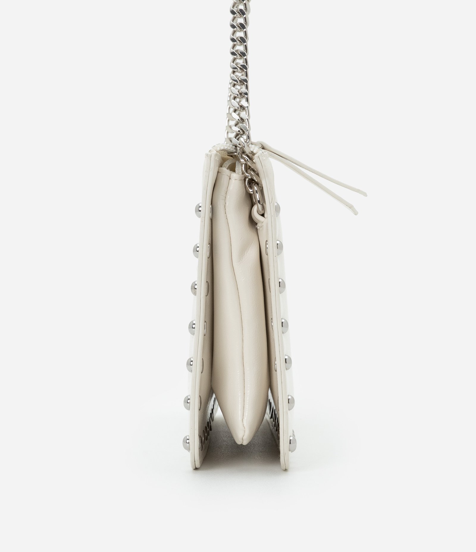 Bolsa Transversal Pequena com Bolsos e Alça de Corrente Off White 3
