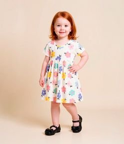 Sandália Infantil com Lacinho e Fivela Contrastante - Tam 20 a 25