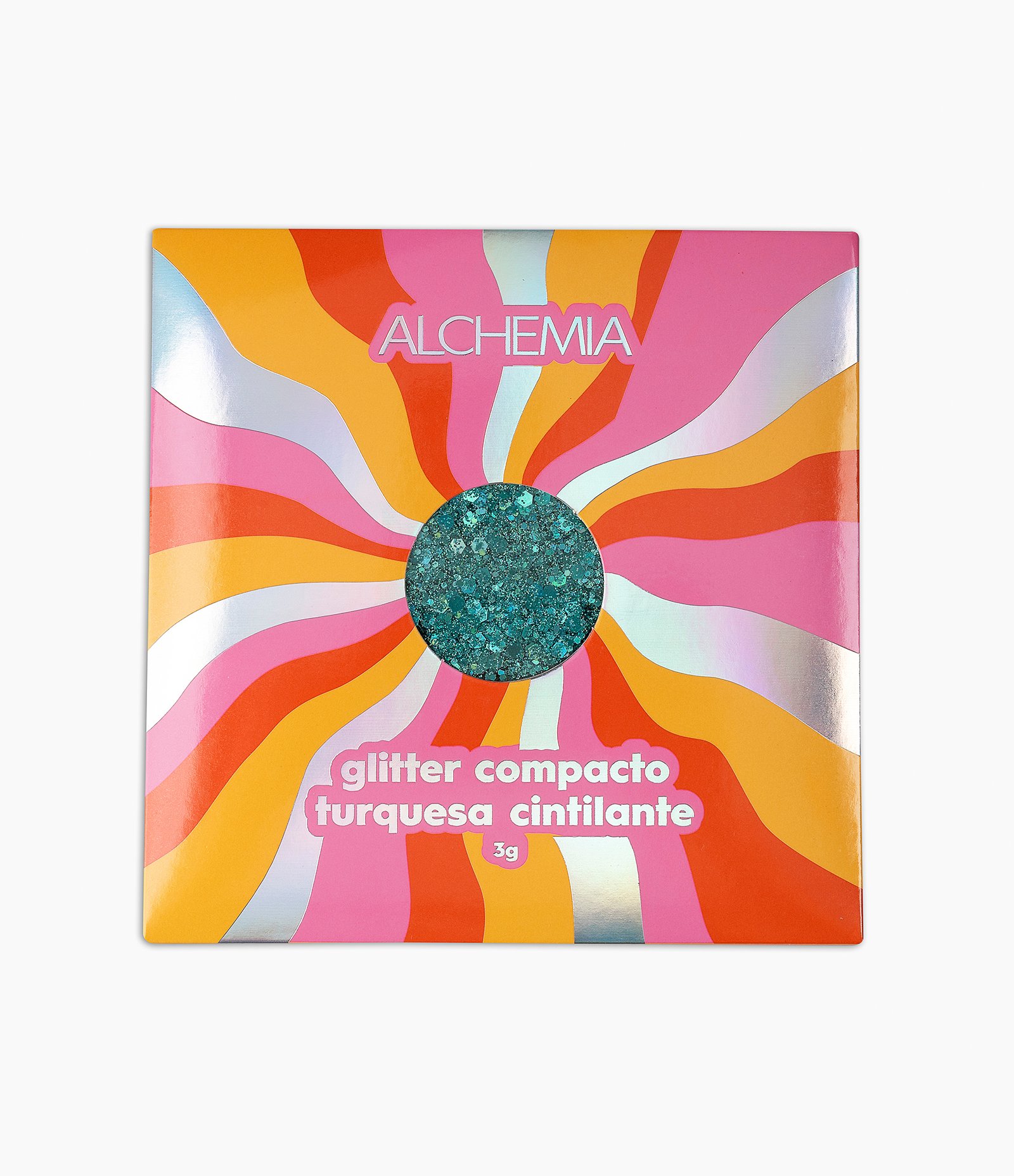 Glitter Compacto Alchemia Turquesa 1
