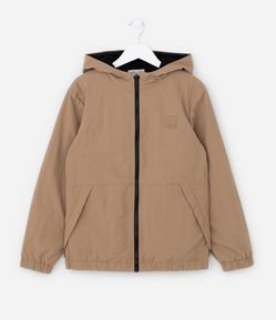 Jaqueta Infantil em Microfibra Pesada com Capuz e Forro Quentinho - Tam 5 a 14 anos