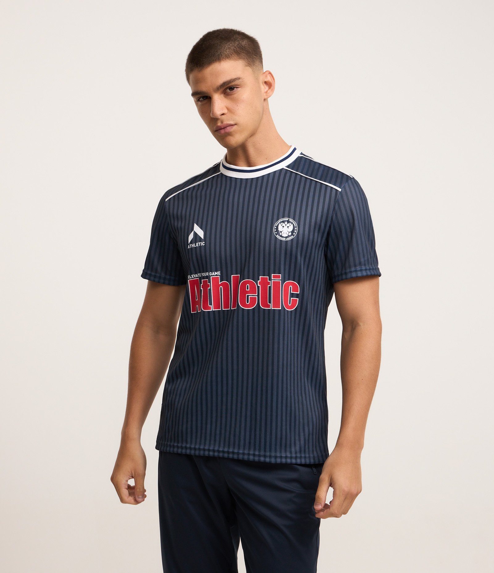 Camiseta Esportiva de Futebol em Tecnologia Dry Azul 1