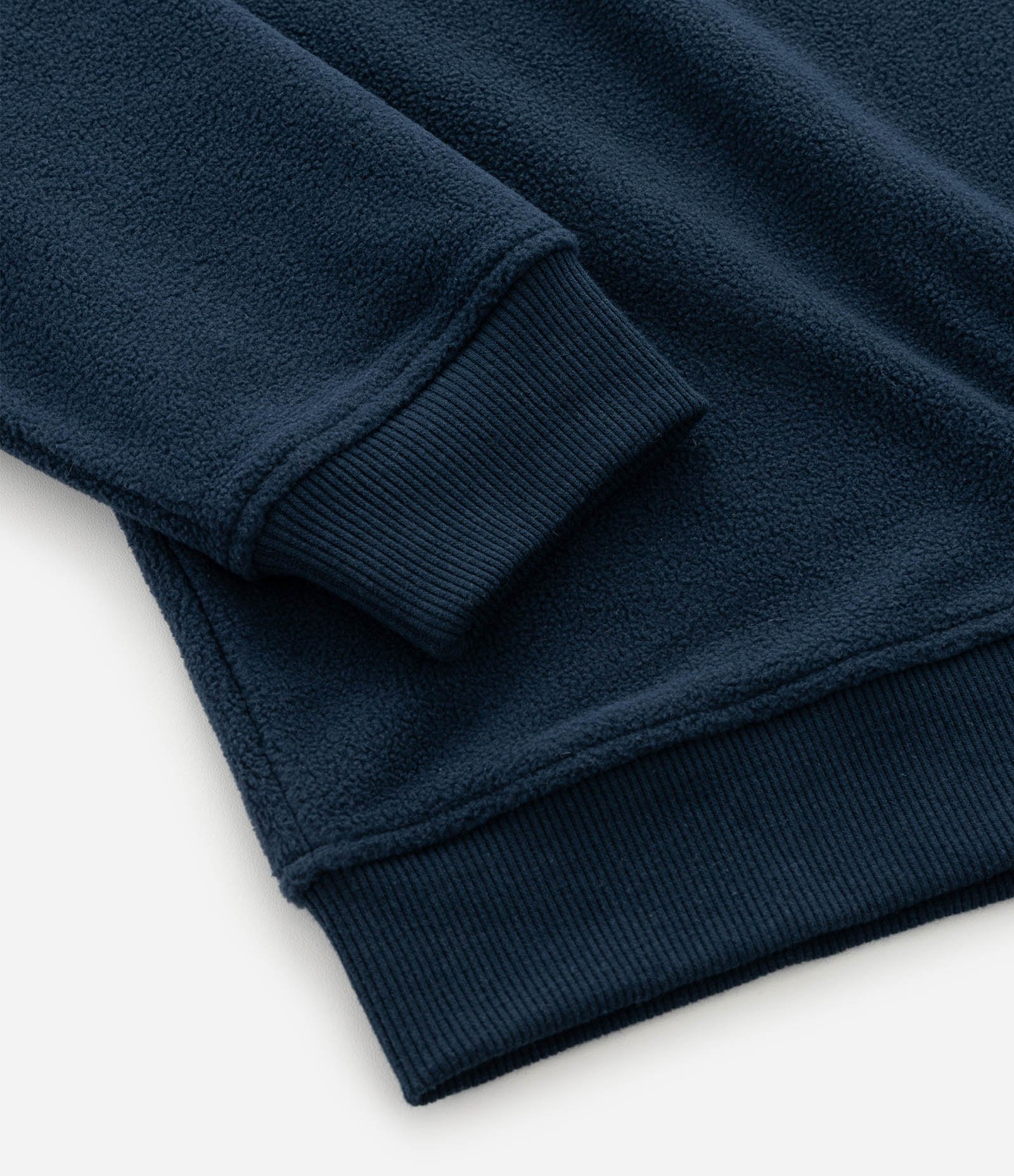 Casaco Fechado Infantil Básico em Fleece - Tam 5 a 14 anos Azul Marinho 6