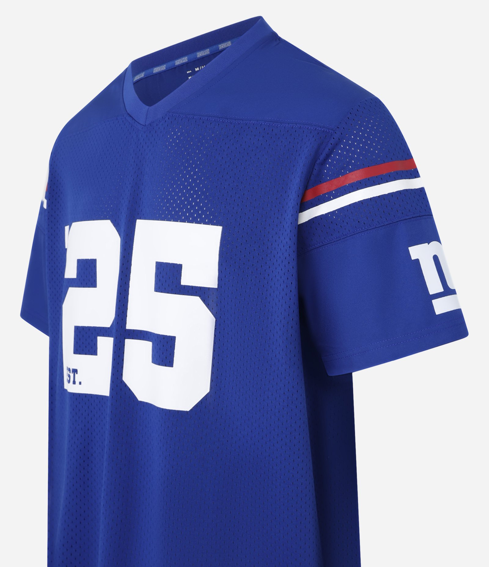 Camiseta Esportiva em Tecnologia Dry com Estampa NFL Giants Azul 8