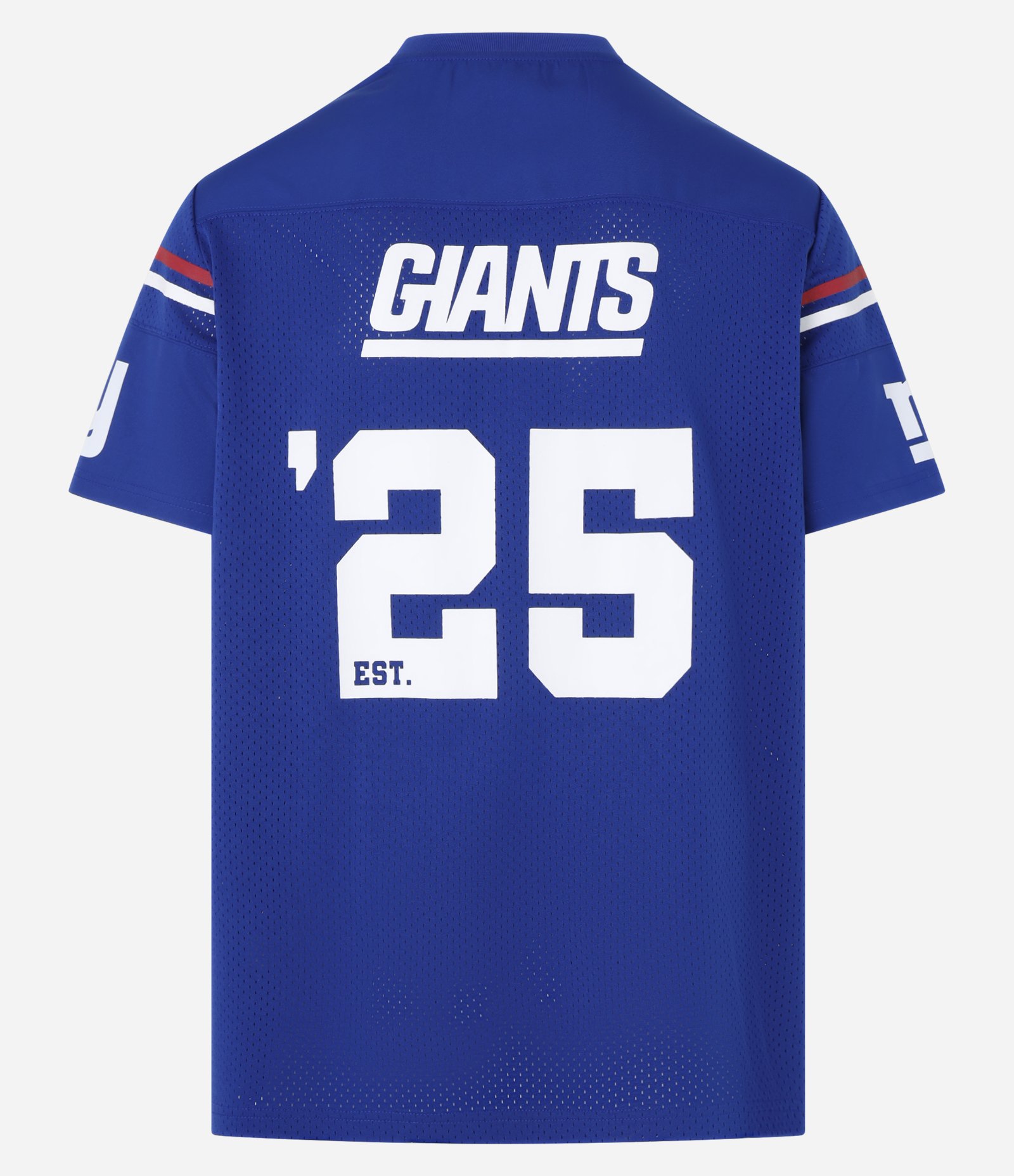 Camiseta Esportiva em Tecnologia Dry com Estampa NFL Giants Azul 10