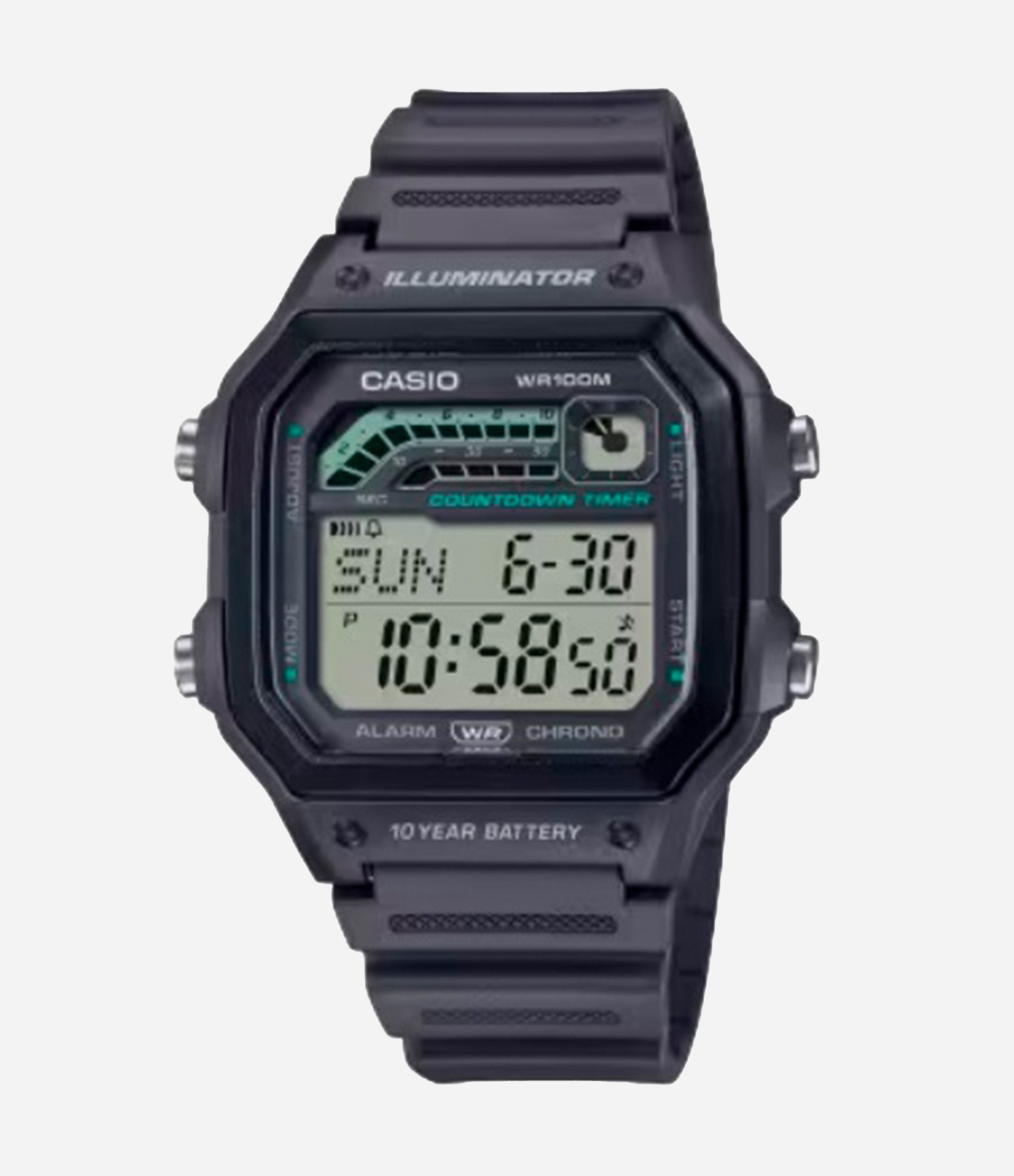 Relógio Casio Unissex Digital Cinza 1