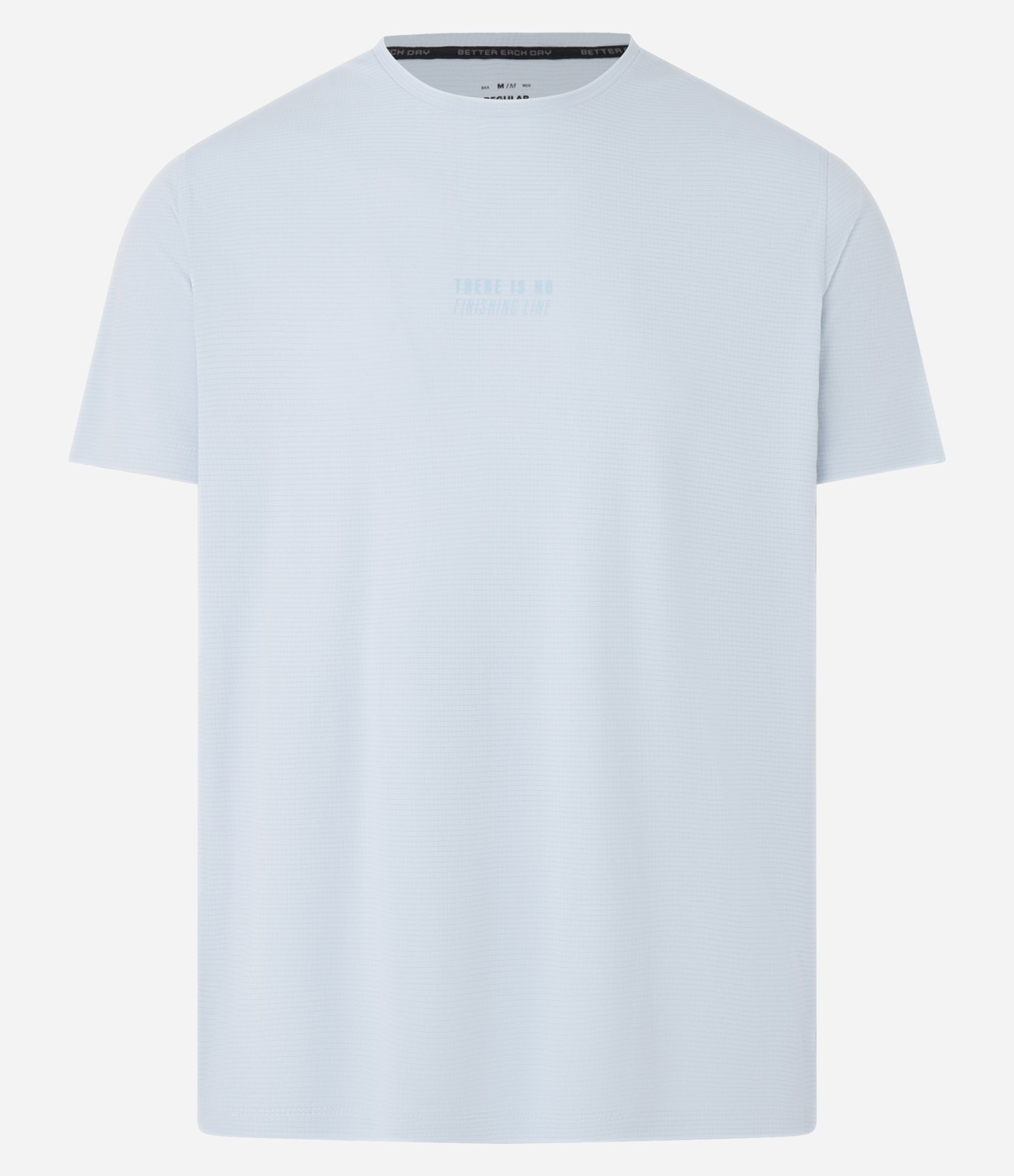 Camiseta Regular  Esportiva em Tecnologia Dry com Estampa Lettering Azul 4