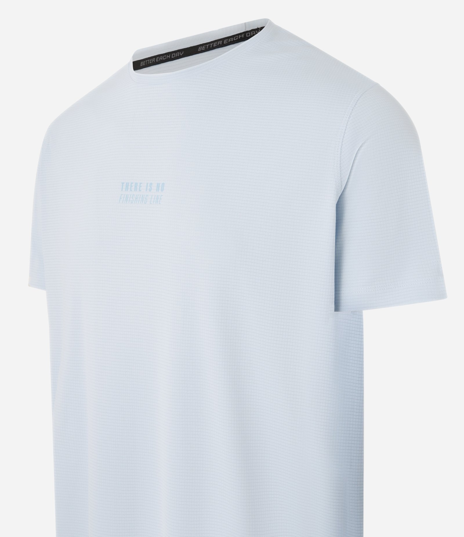 Camiseta Regular  Esportiva em Tecnologia Dry com Estampa Lettering Azul 5