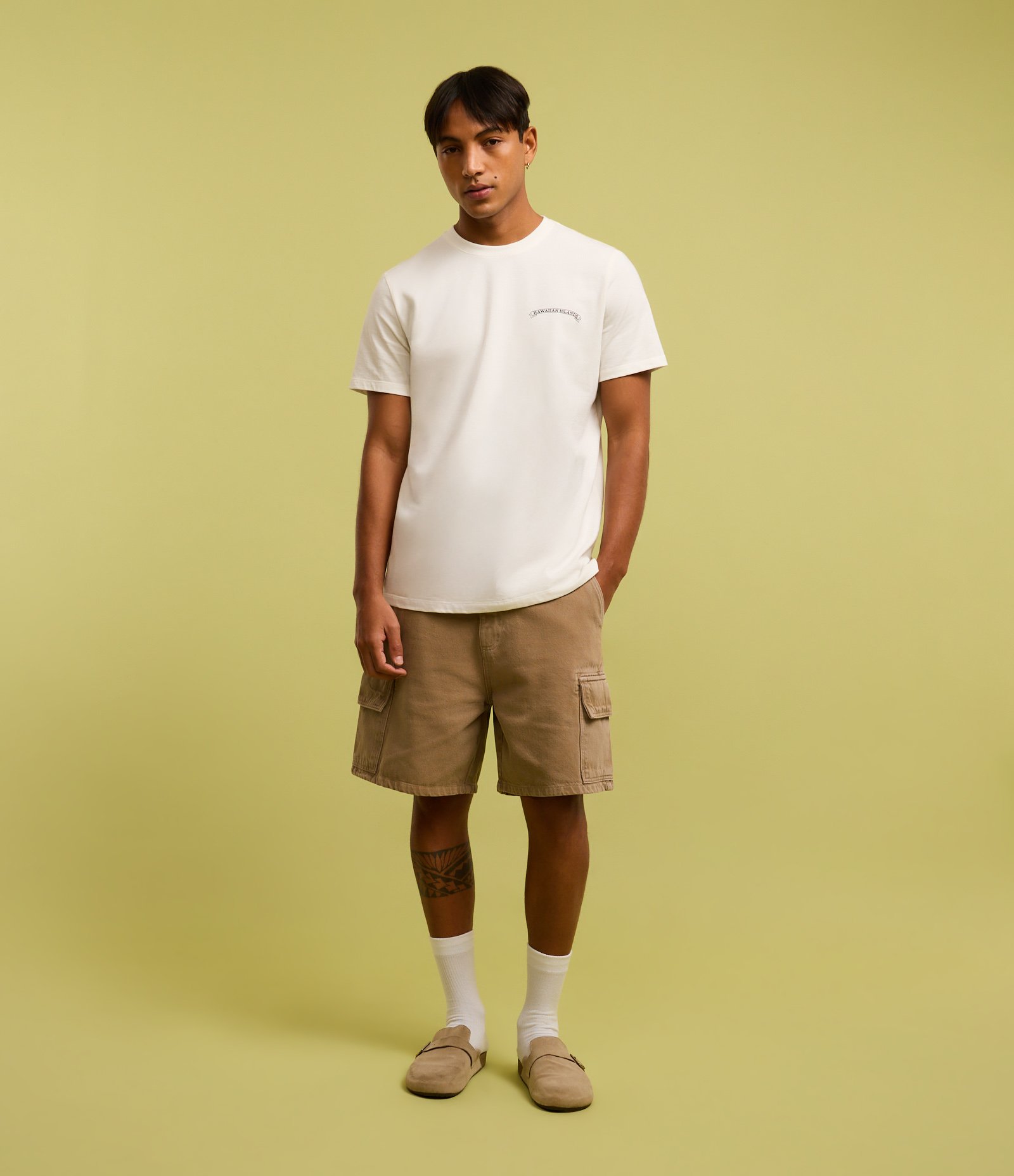 Camiseta Comfort em Algodão com Estampa de Mapa e Lettering Off White 4