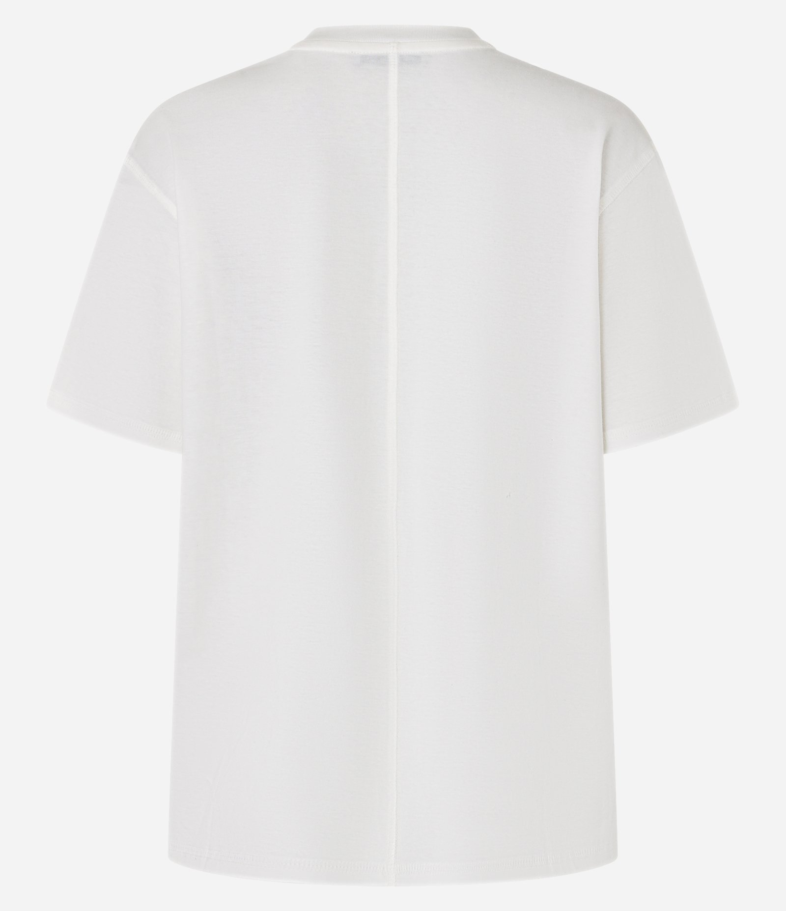 Blusa em Algodão Peruano com Recorte Pespontado nas Costas Branco 6