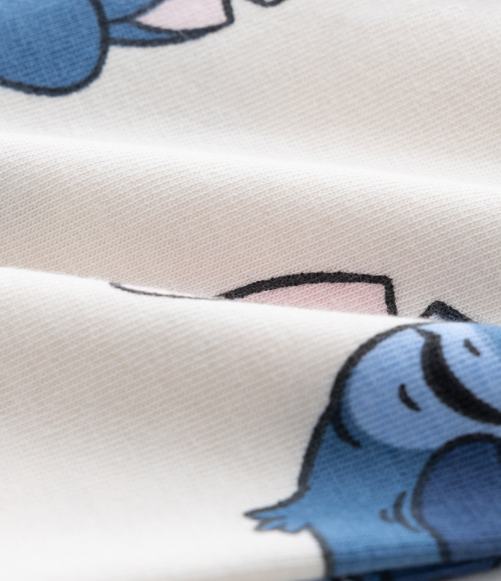 Calça Legging Infantil com Estampa do Stitch - Tam 0 a 18 meses Off White 2