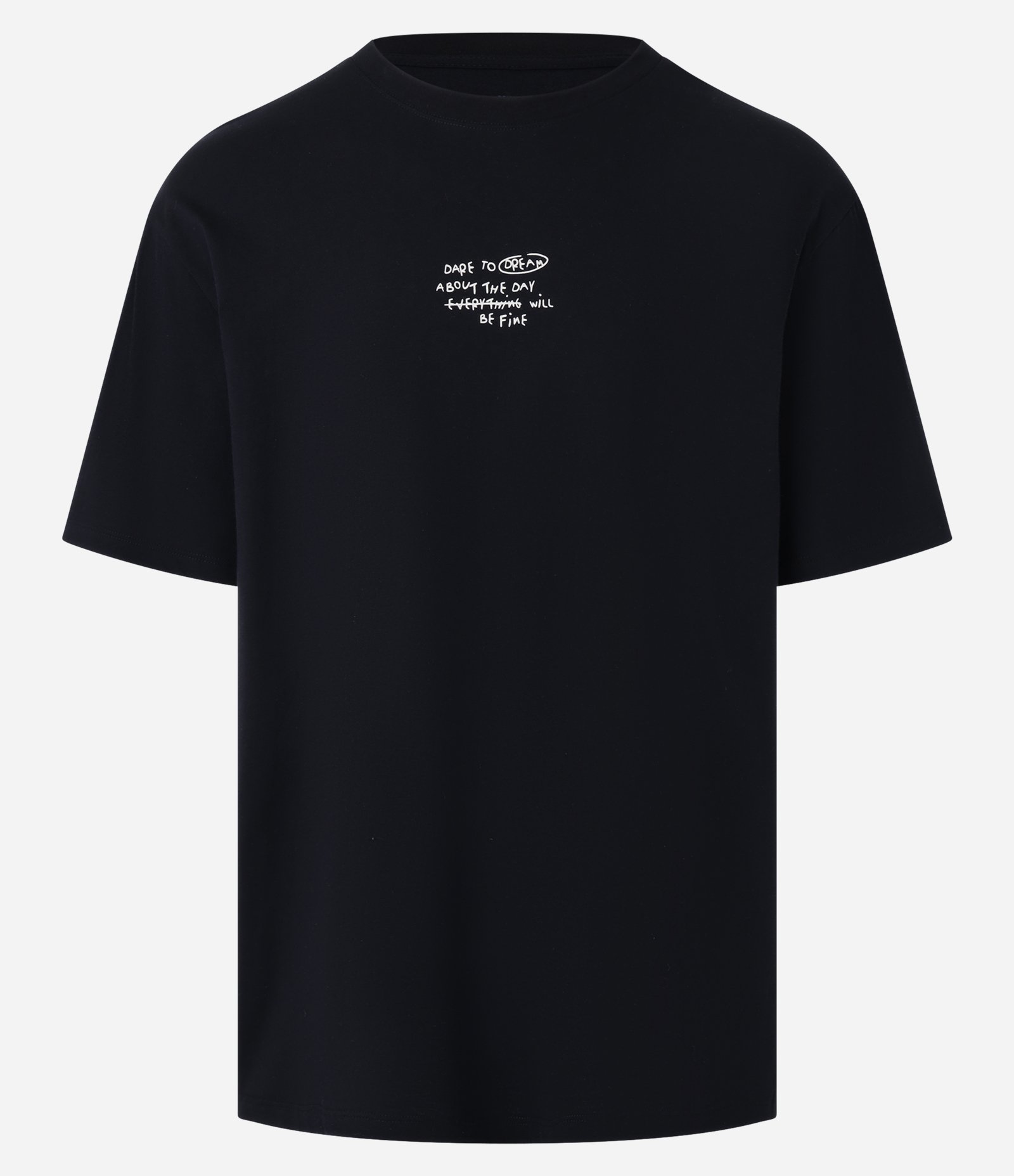 Camiseta Relaxed em Algodão com Estampa Estátua de Mármore Preto 7