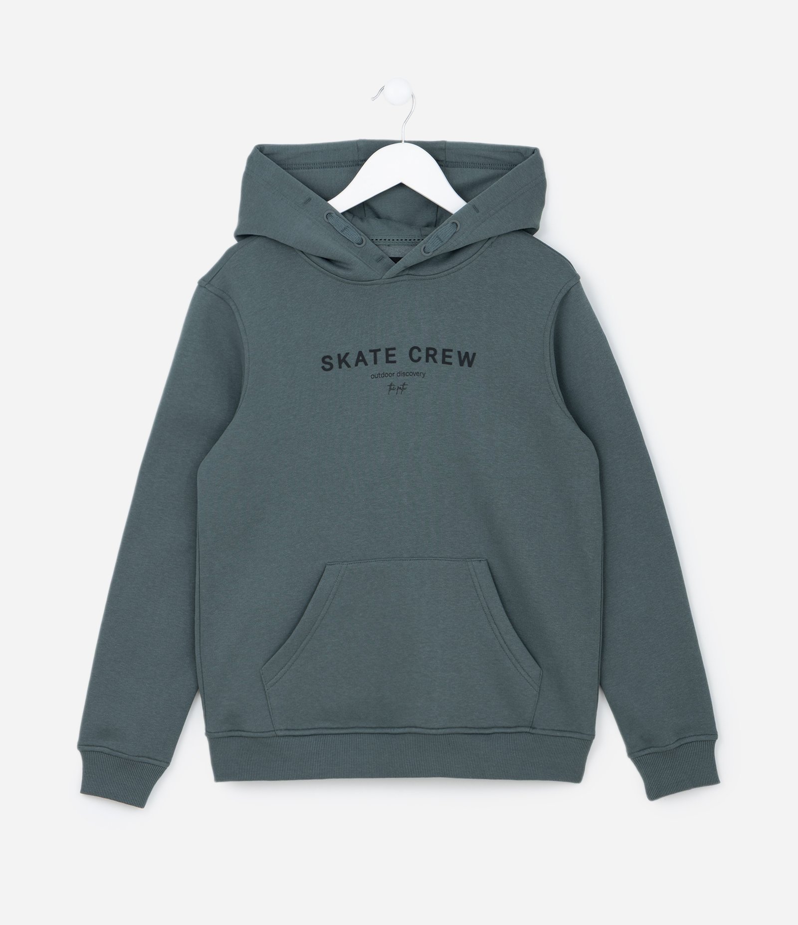 Casaco Infantil com Letterring Skate Crew - Tam 5 a 14 Anos Verde 1