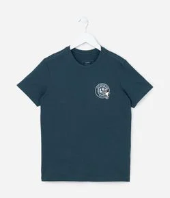 Camiseta Infantil com Estampa Capivara Jogadora - Tam 5 a 14 Anos