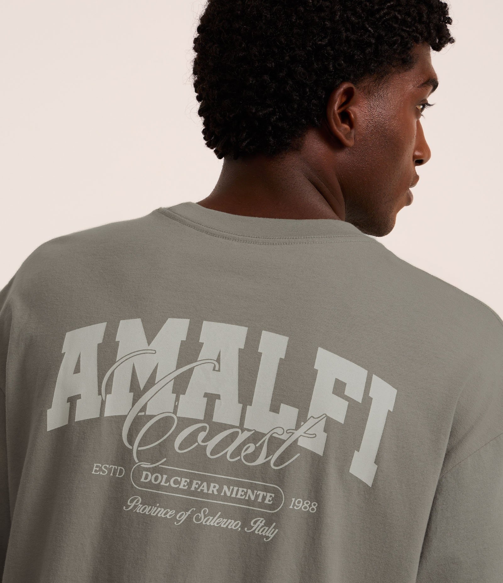 Camiseta Oversized em Malhão com Estampa Lettering Verde 2