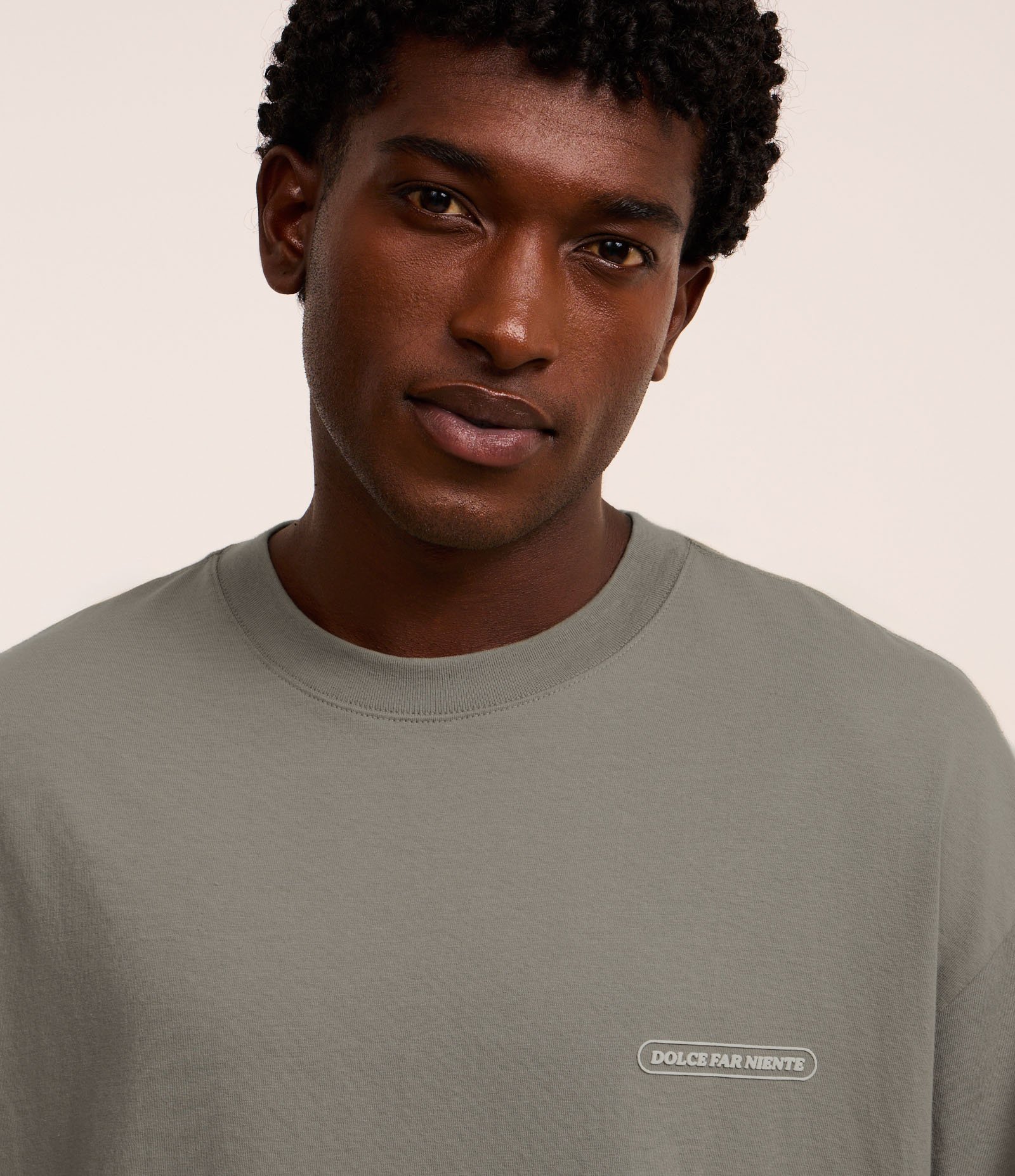 Camiseta Oversized em Malhão com Estampa Lettering Verde 4