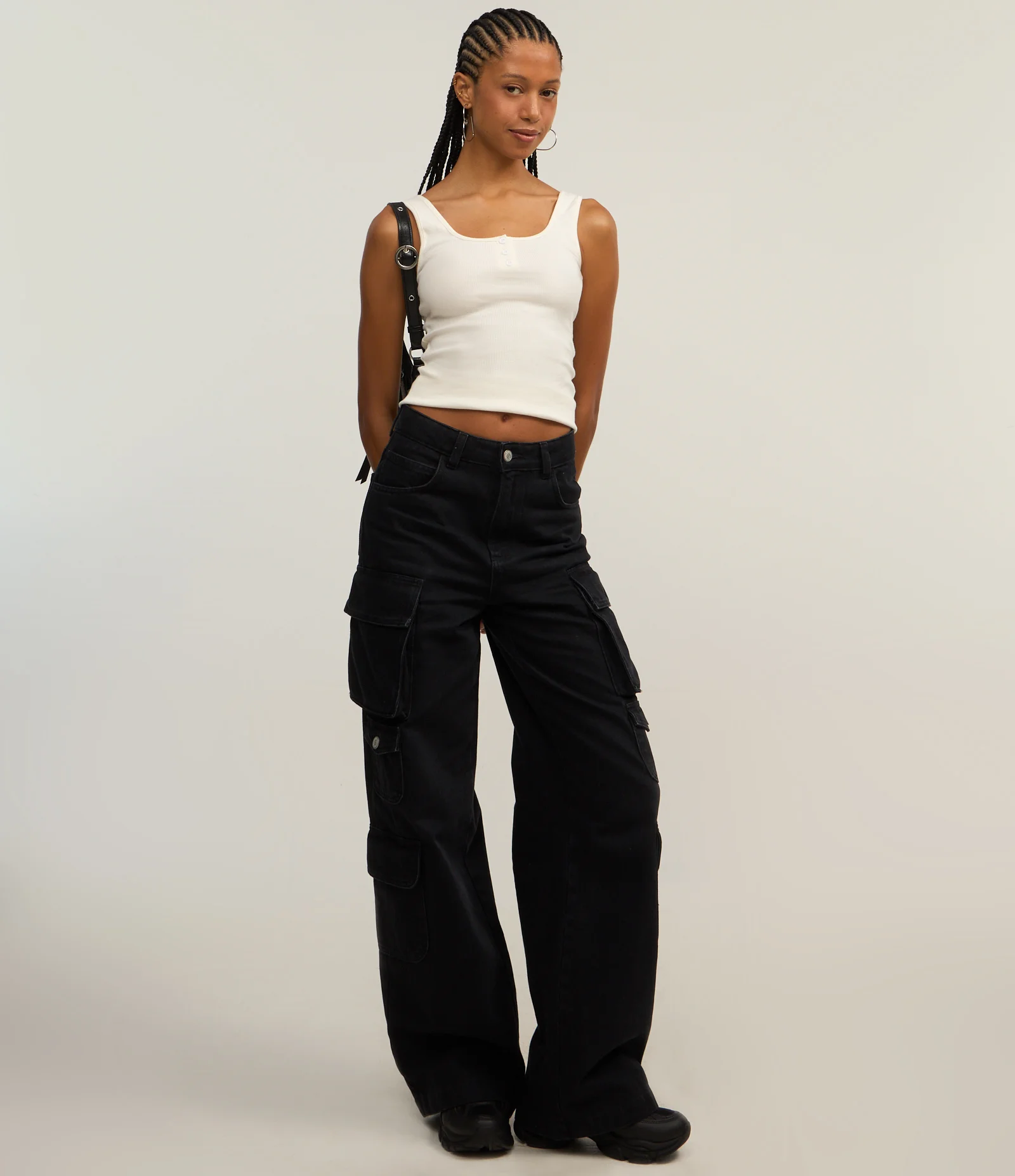 Regata em Ribana com Botões Branco 2