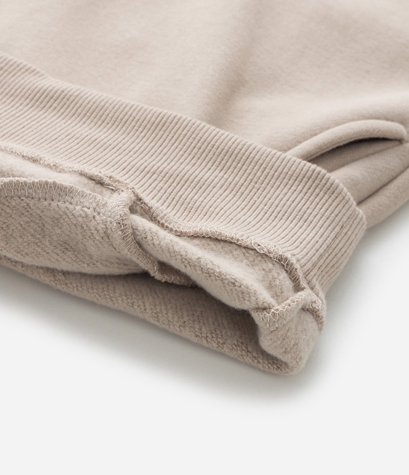 Casaco Infantil em Moletom com Lettering em Relevo - Tam 5 a 14 Anos Bege 4