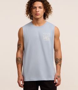 Regata Comfort em Algodão Estampa Quatro Ilhas