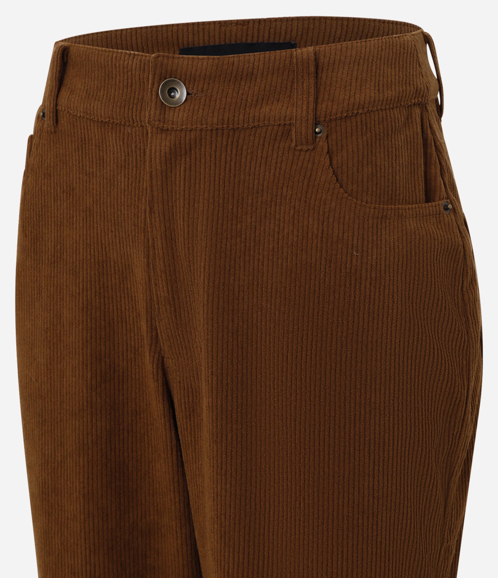 Calça Flare em Veludo Cotele Marrom 7