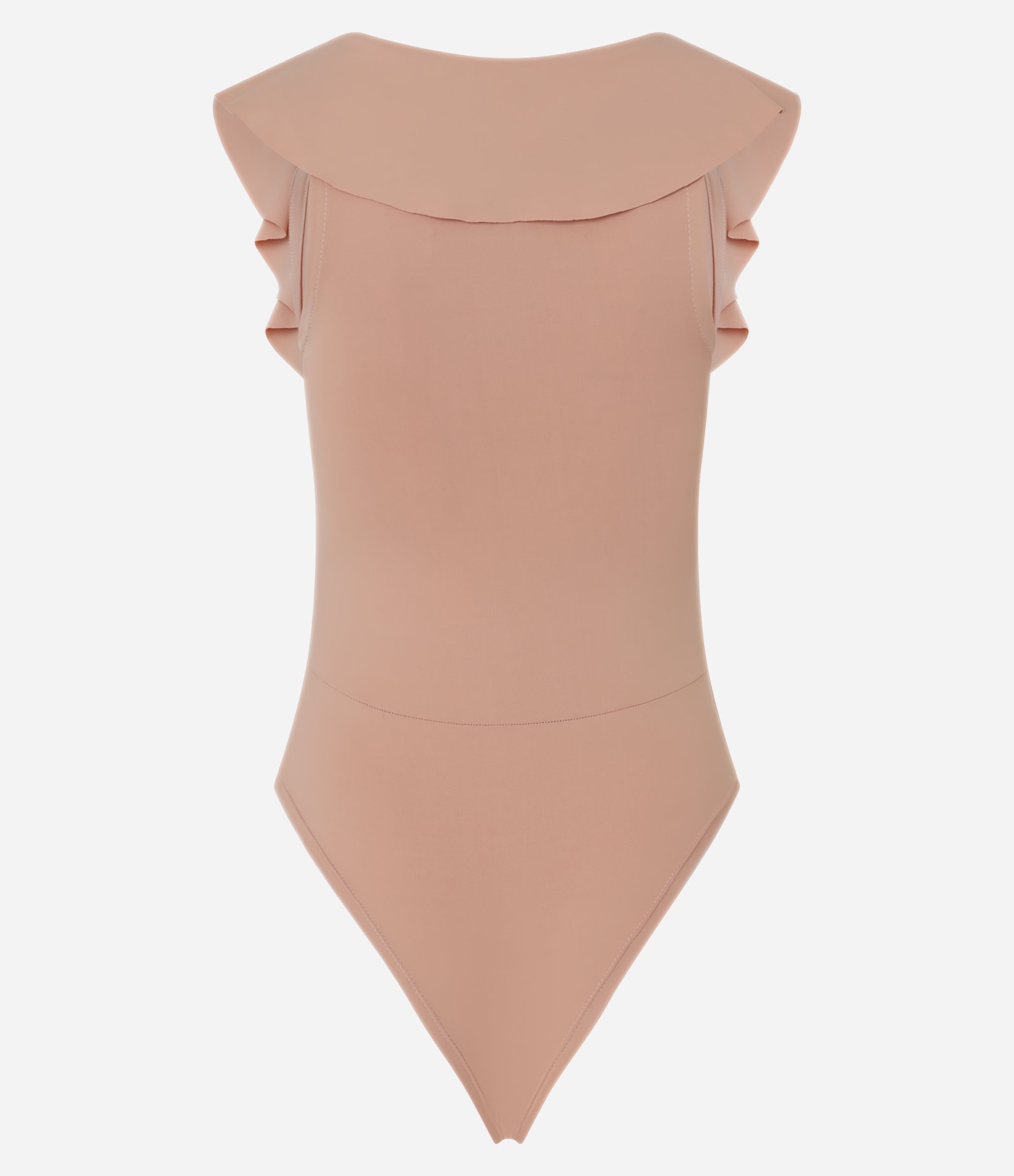 Body em Microfibra com Babado no Decote Rosê 6