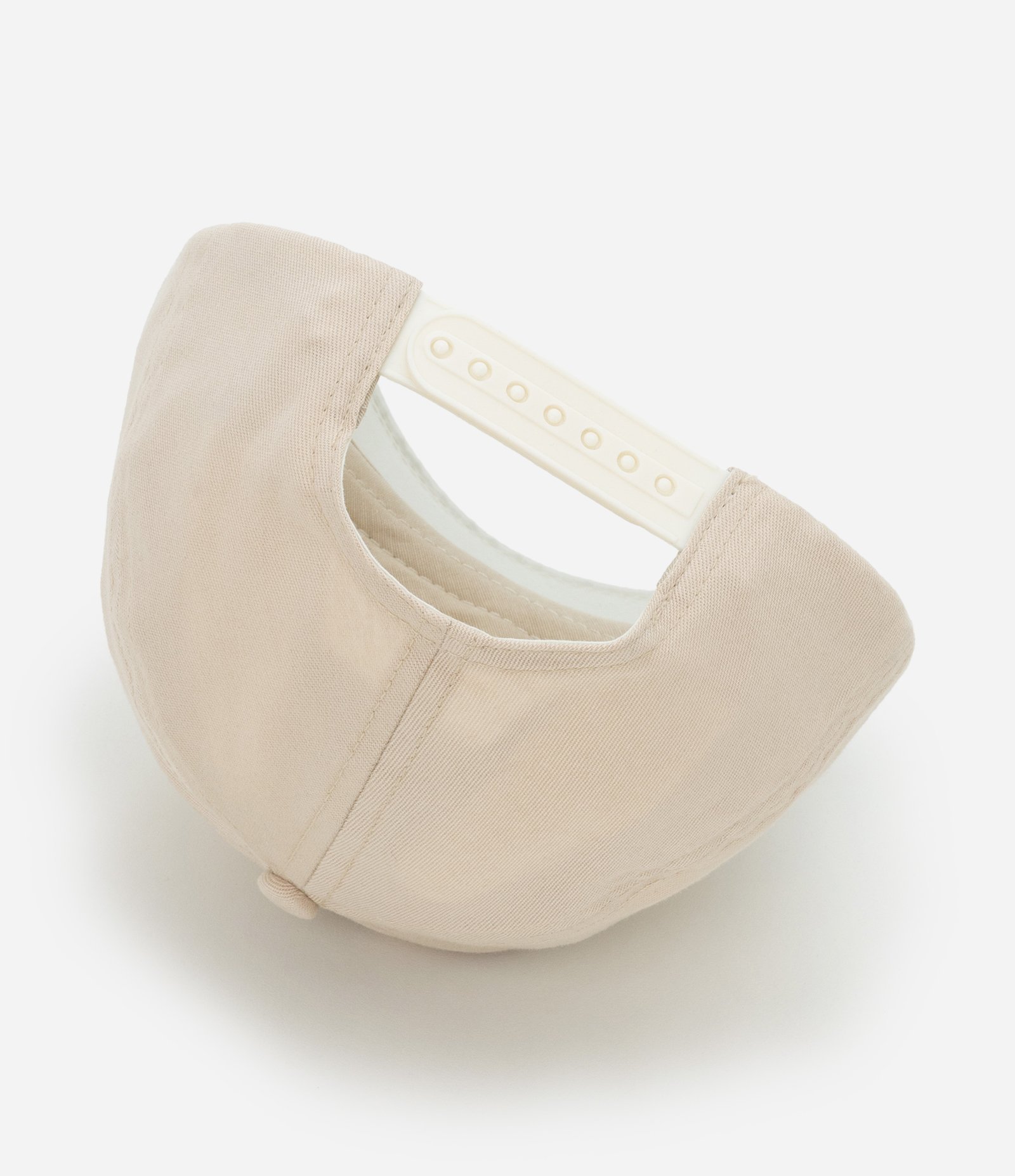 Boné Infantil com Aba Curva e Bordado NY - Tam Único Bege 4