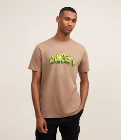 Camiseta Comfort com Estampa Bob Esponja