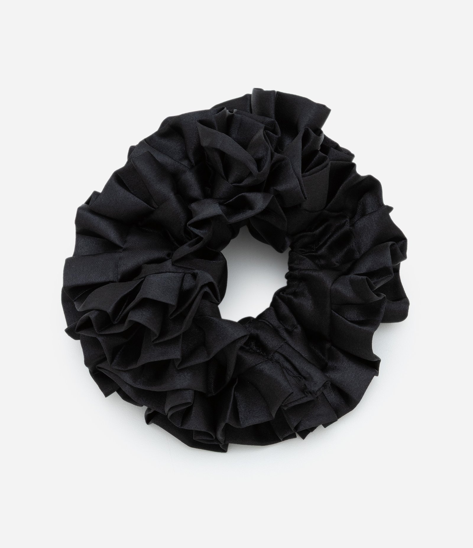 Scrunchie com Efeito Super Volumoso Preto 1