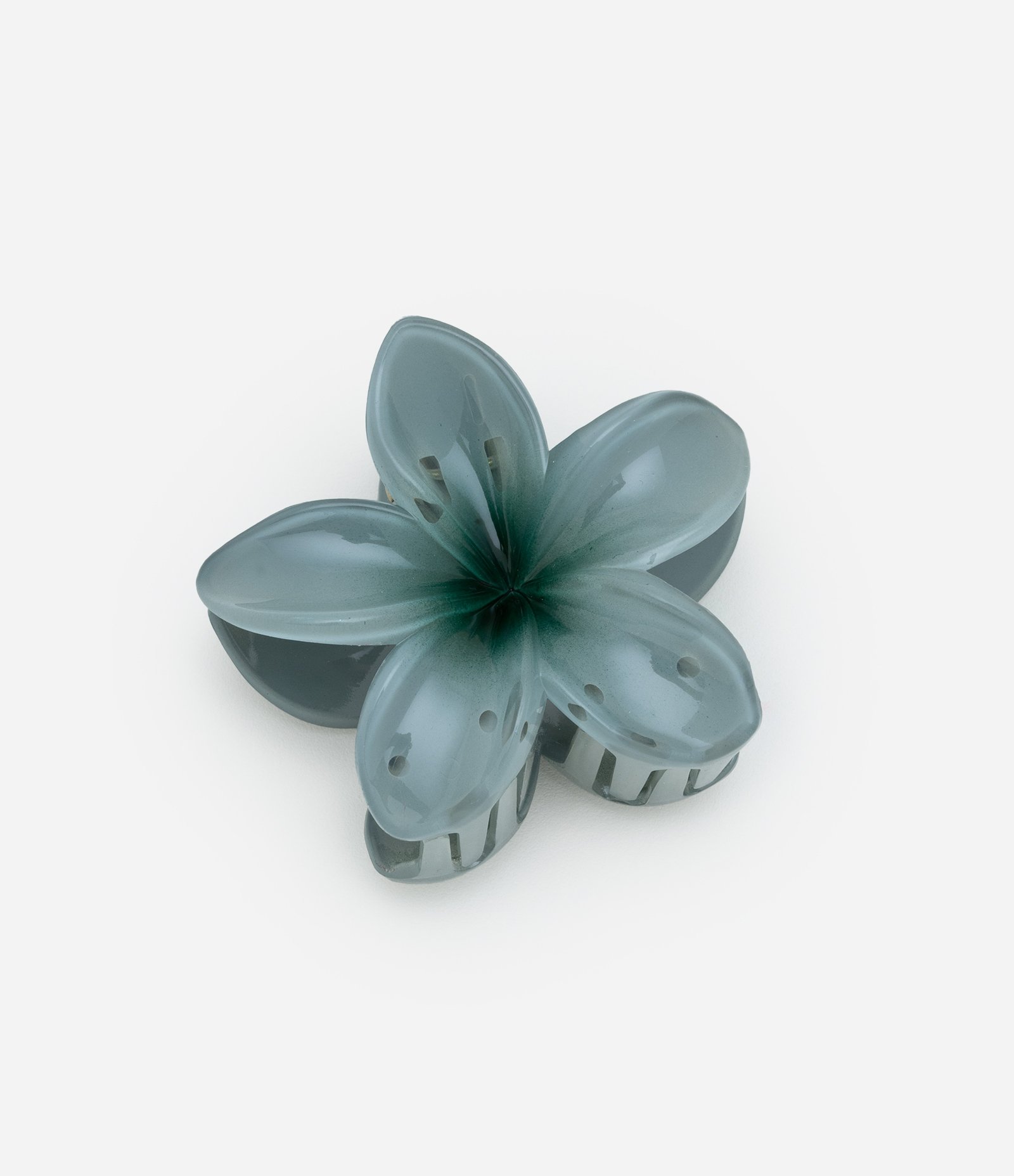 Piranha de Cabelo em Formato de Flor Jasmin Verde 2