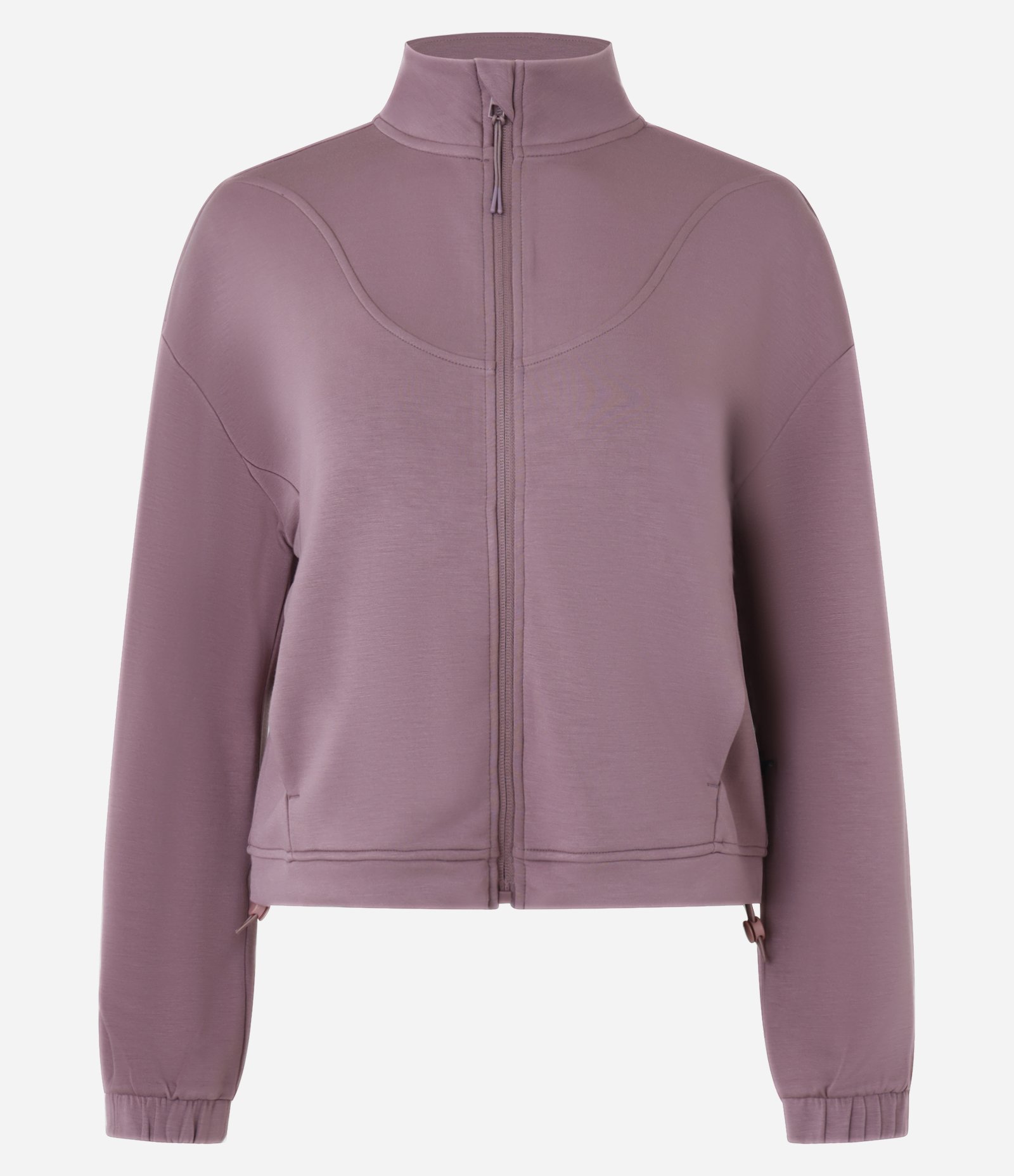 Jaqueta Esportiva em Viscose com Gola Alta e Ajuste na Barra Roxo 6