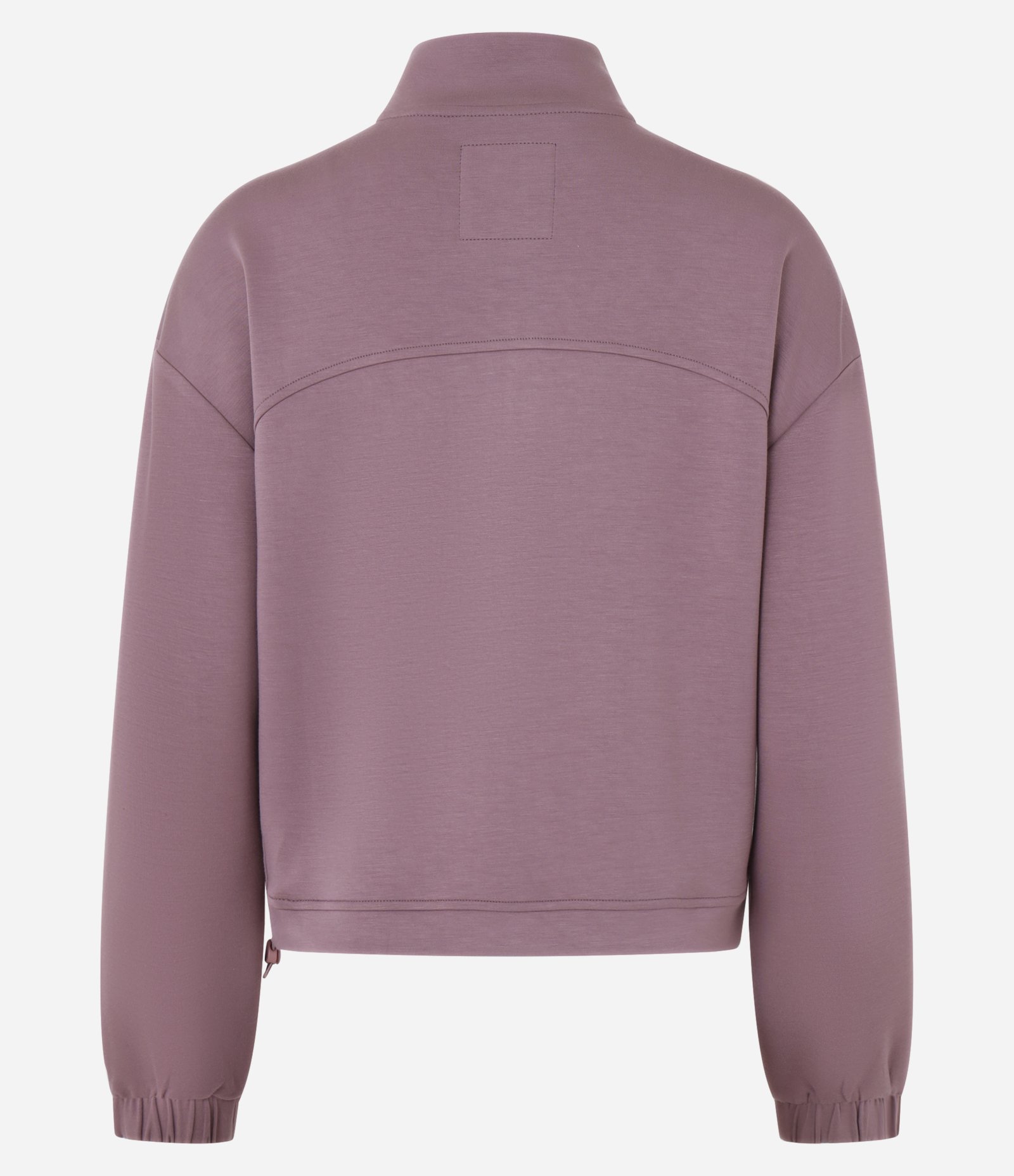 Jaqueta Esportiva em Viscose com Gola Alta e Ajuste na Barra Roxo 7