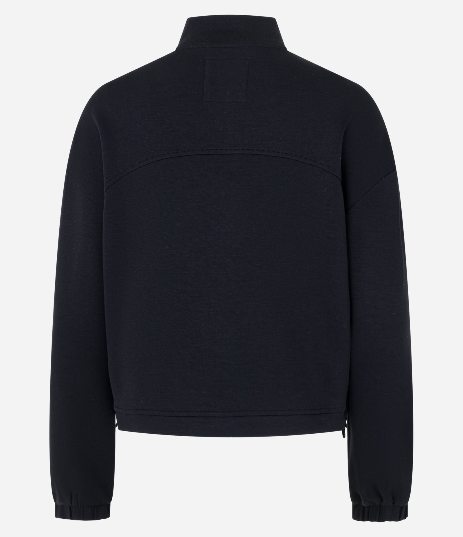 Jaqueta Esportiva em Viscose com Gola Alta e Ajuste na Barra Preto 5