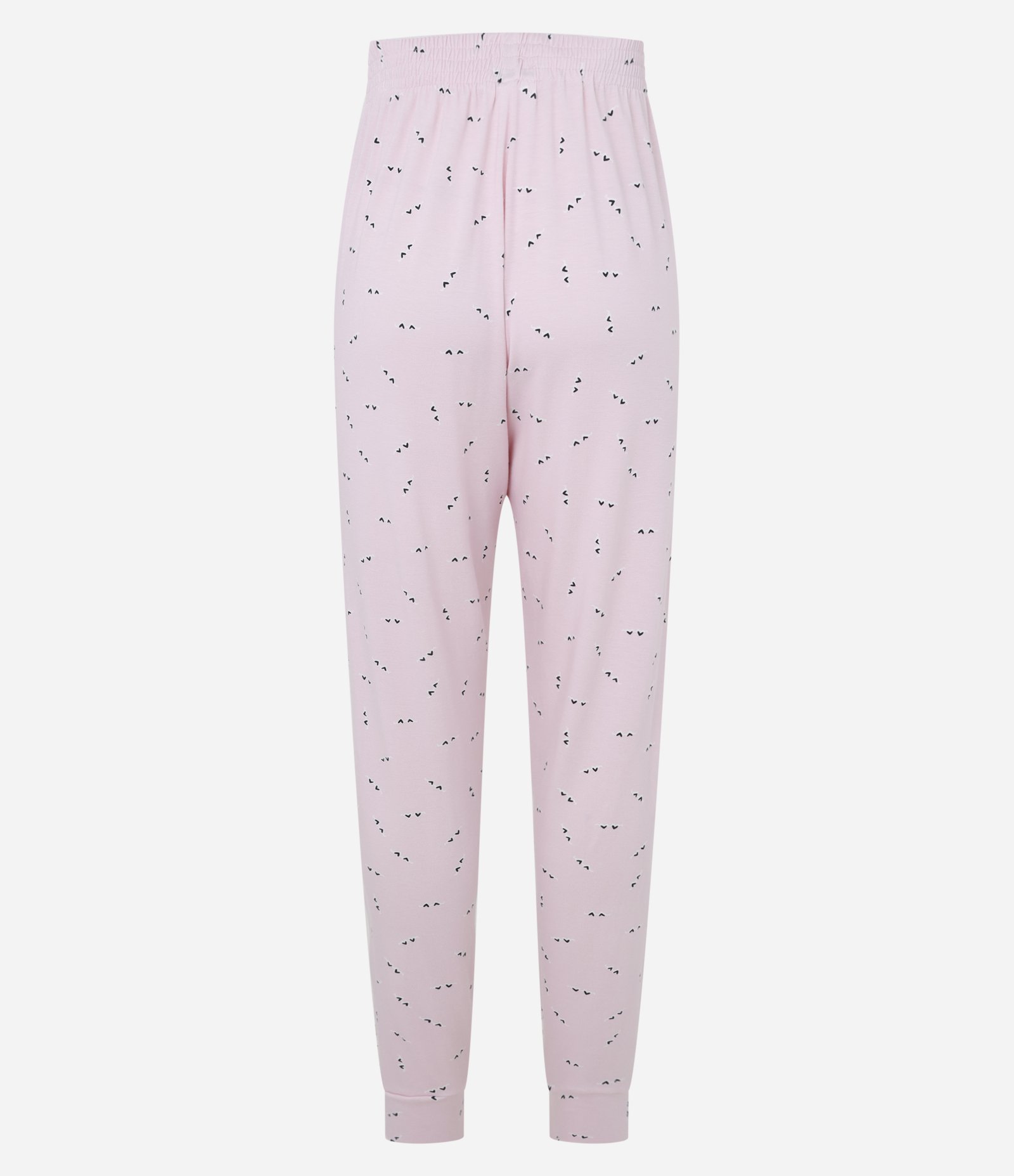 Calça de Pijama em Viscose Estampada de Óculozinhos Rosa 7