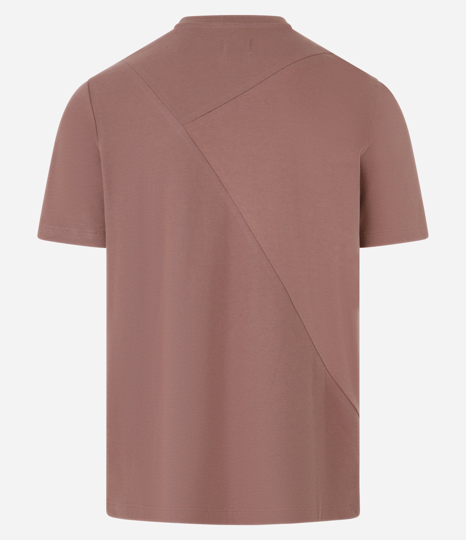 Camiseta em Algodão com Estampa Lettering Recortes e Textura Marrom 3