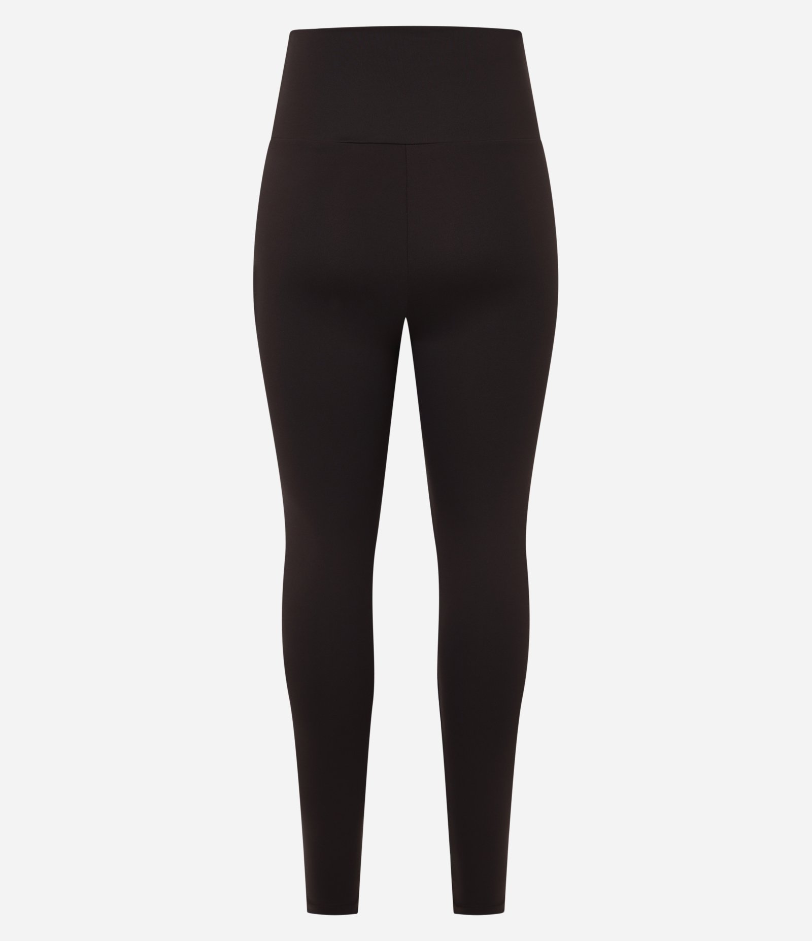 Calça Esportiva Legging em Microfibra com Cós Alto Marrom 6