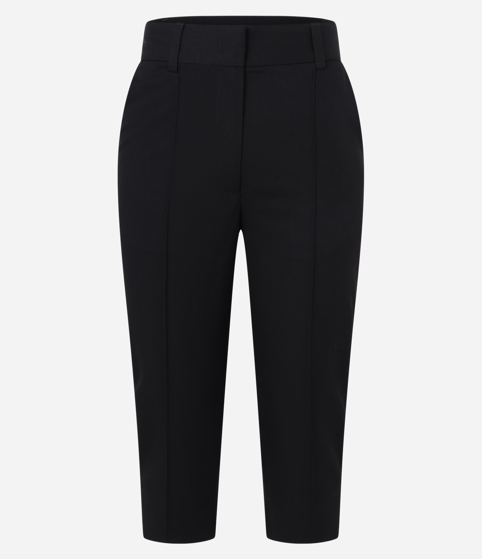 Calça Capri Alfaiataria com Friso Frontal Preto 1