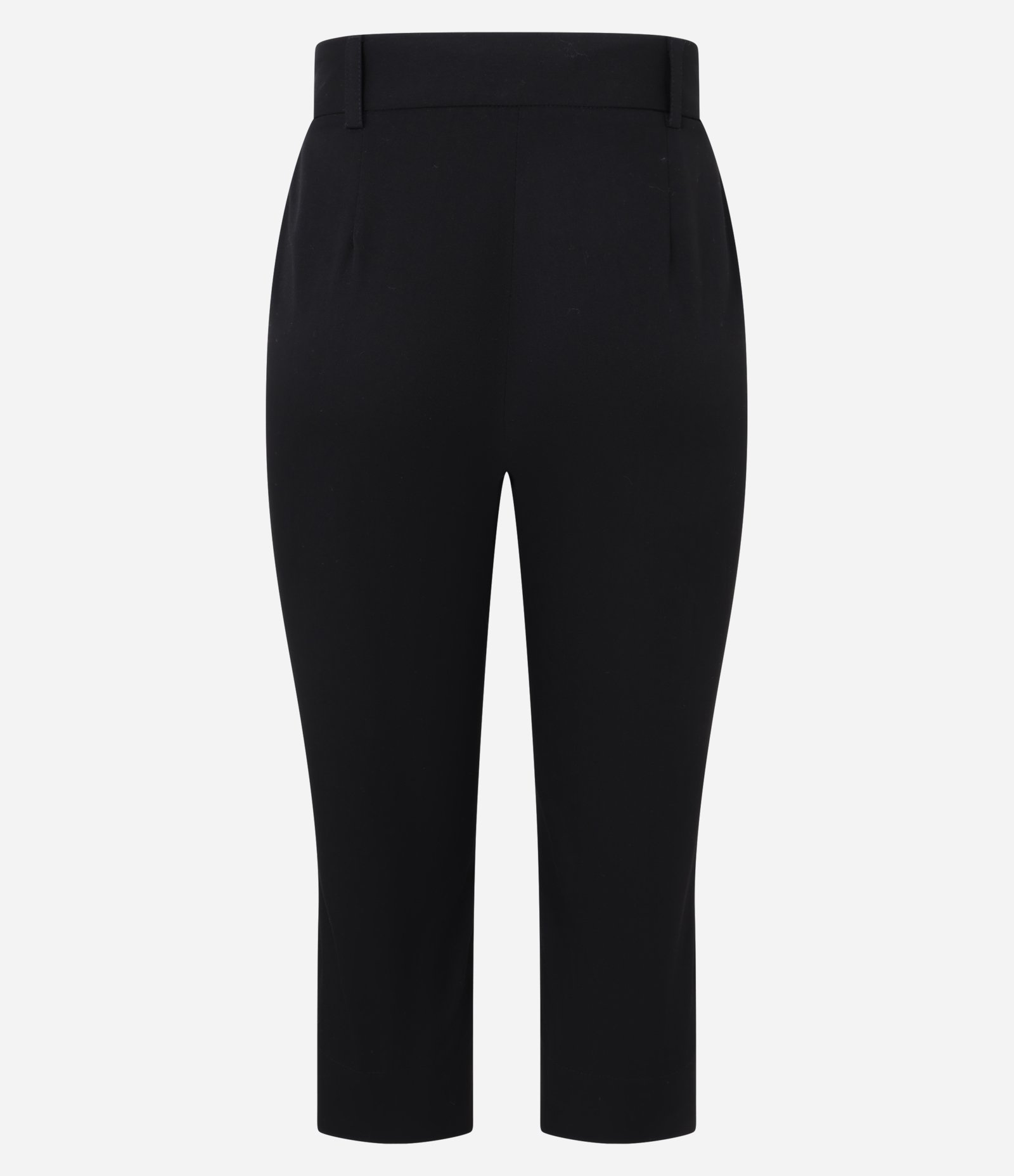 Calça Capri Alfaiataria com Friso Frontal Preto 2