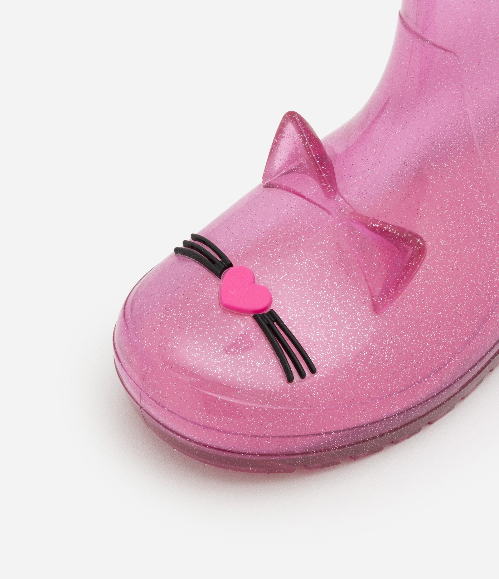 Bota Galocha com Estampa Interativa de Gatinho e Glitter -Tam 25/26 ao 31/32 Rosa 4