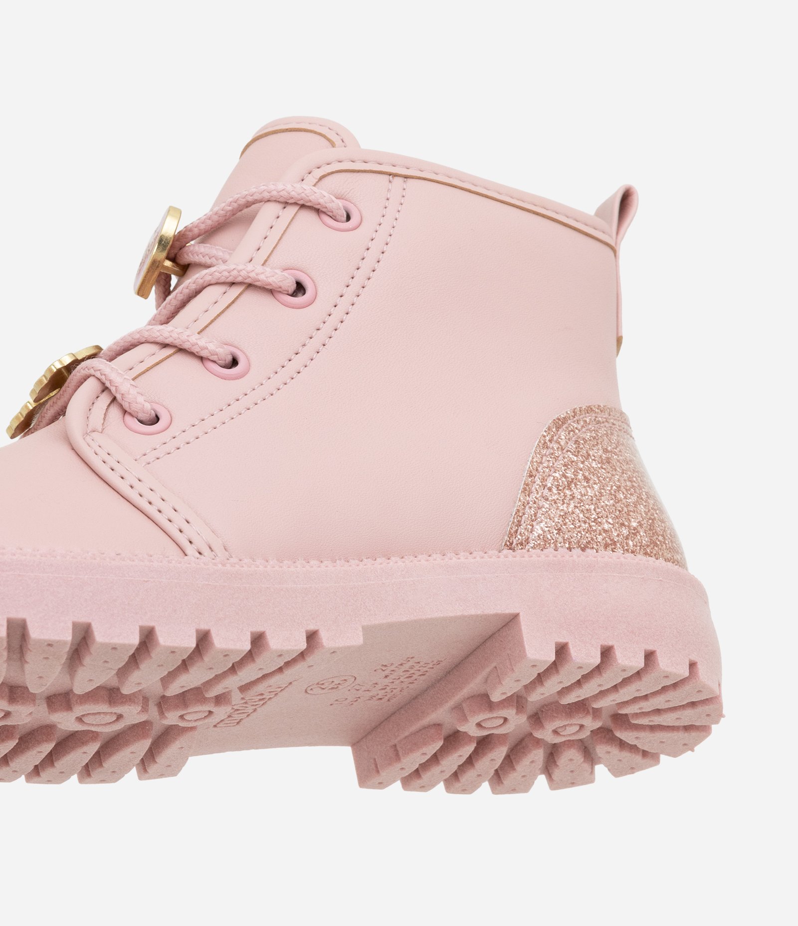 Bota Infantil em PU com Detalhes de Patch - Tam 20 ao 25 Rosa 3