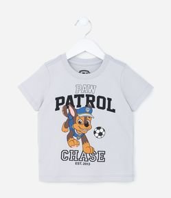 Camiseta Infantil com Estampa da Patrulha Canina -Tam 2 a 6 Anos