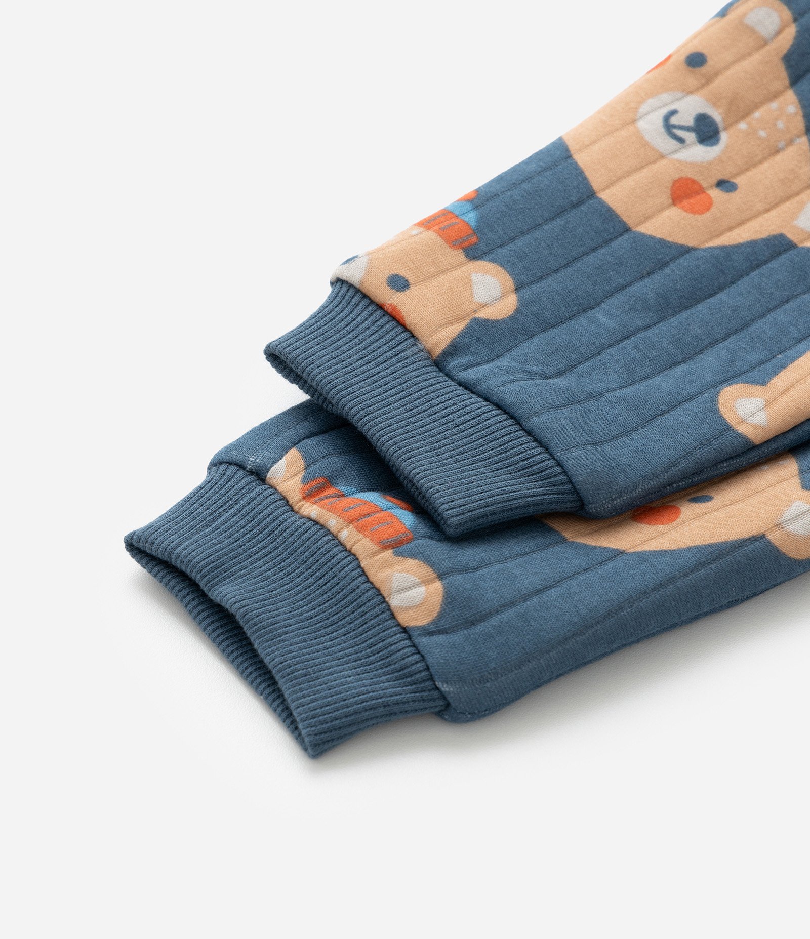 Conjunto Infantil em Matelasse Estampa Ursinhos - Tam 0 a 18 meses Azul 4