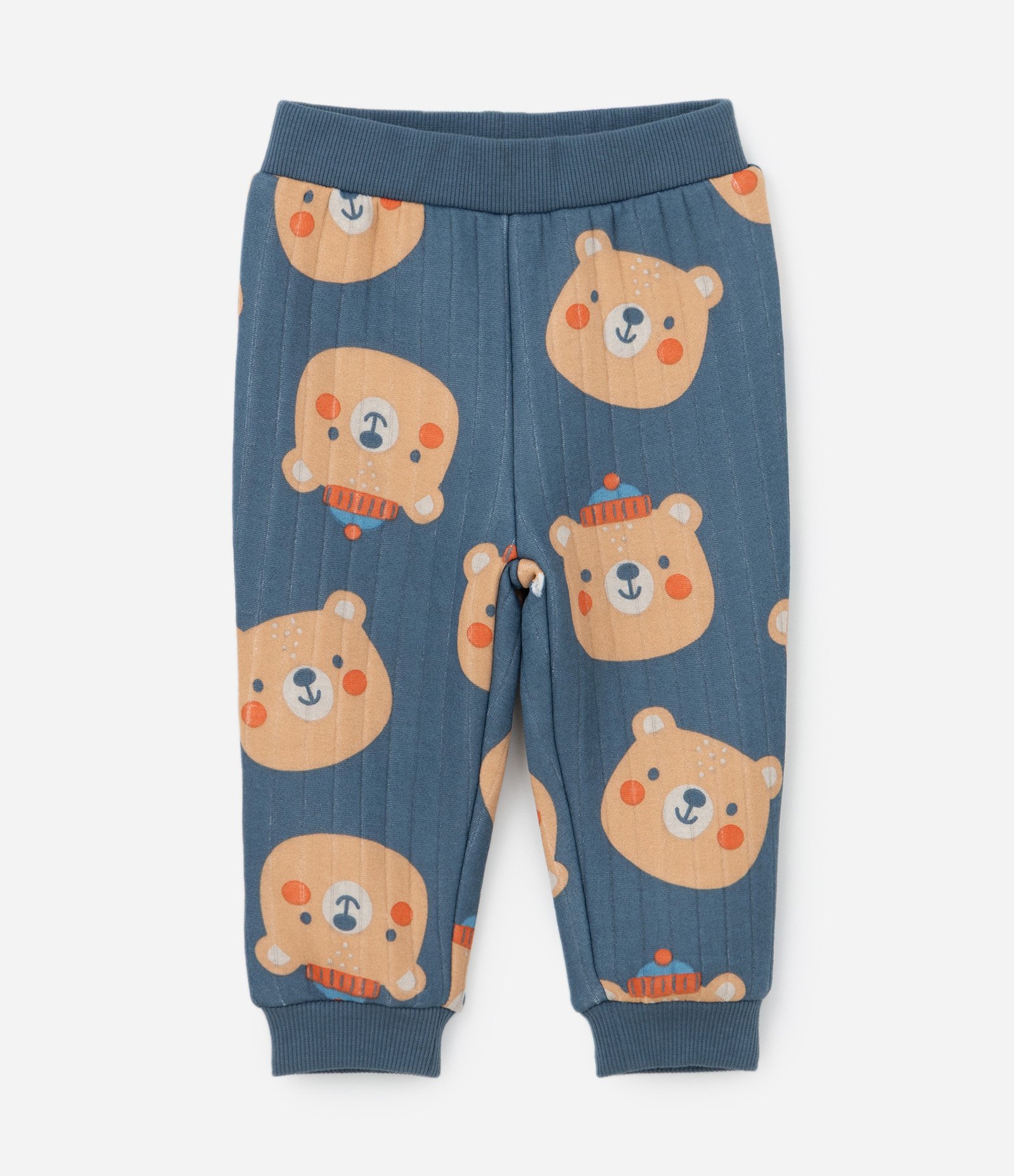 Conjunto Infantil em Matelasse Estampa Ursinhos - Tam 0 a 18 meses Azul 5