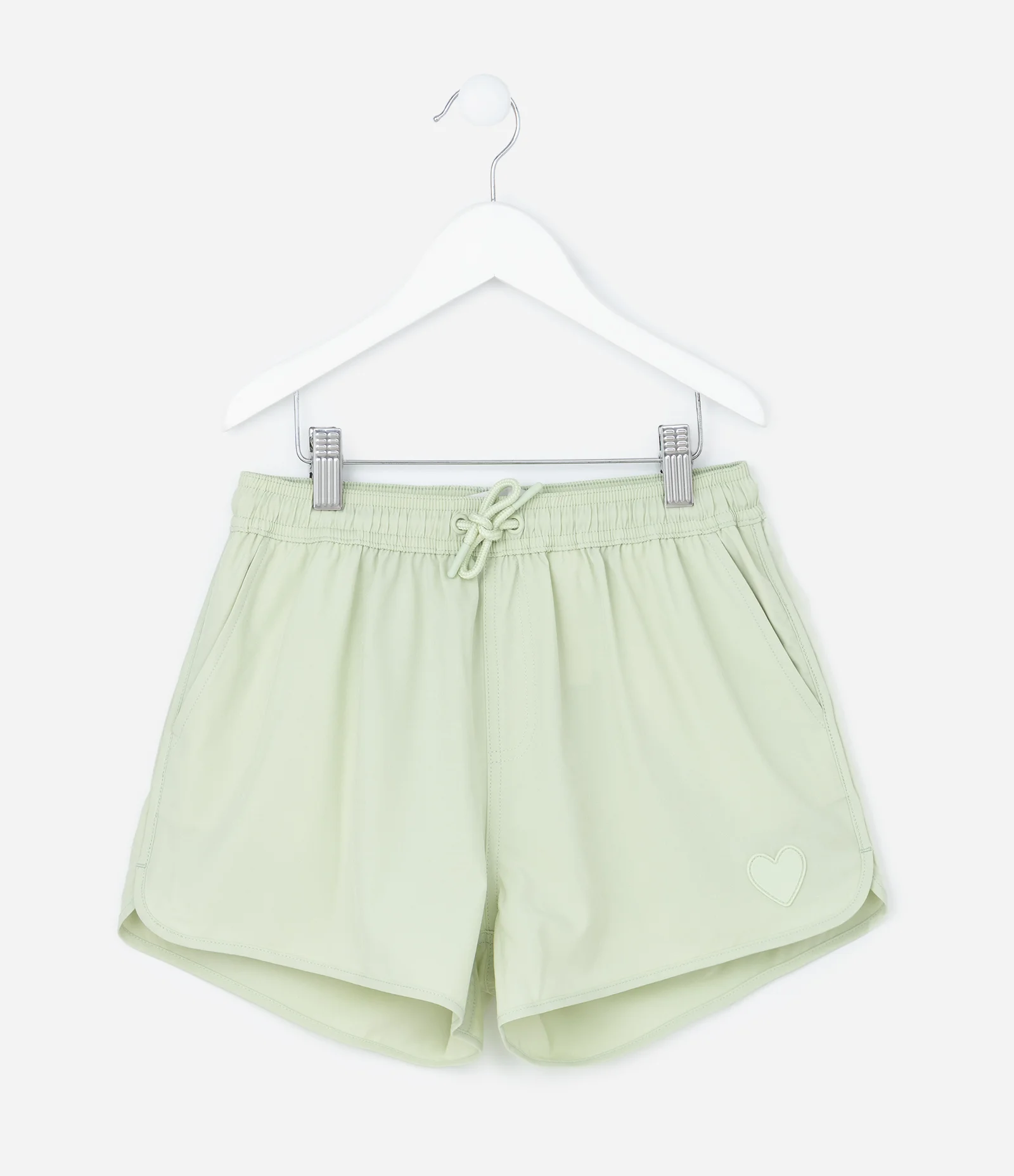 Short Runner Infantil em Microfibra com Amarração - Tam 5 a 14 Anos Verde 2