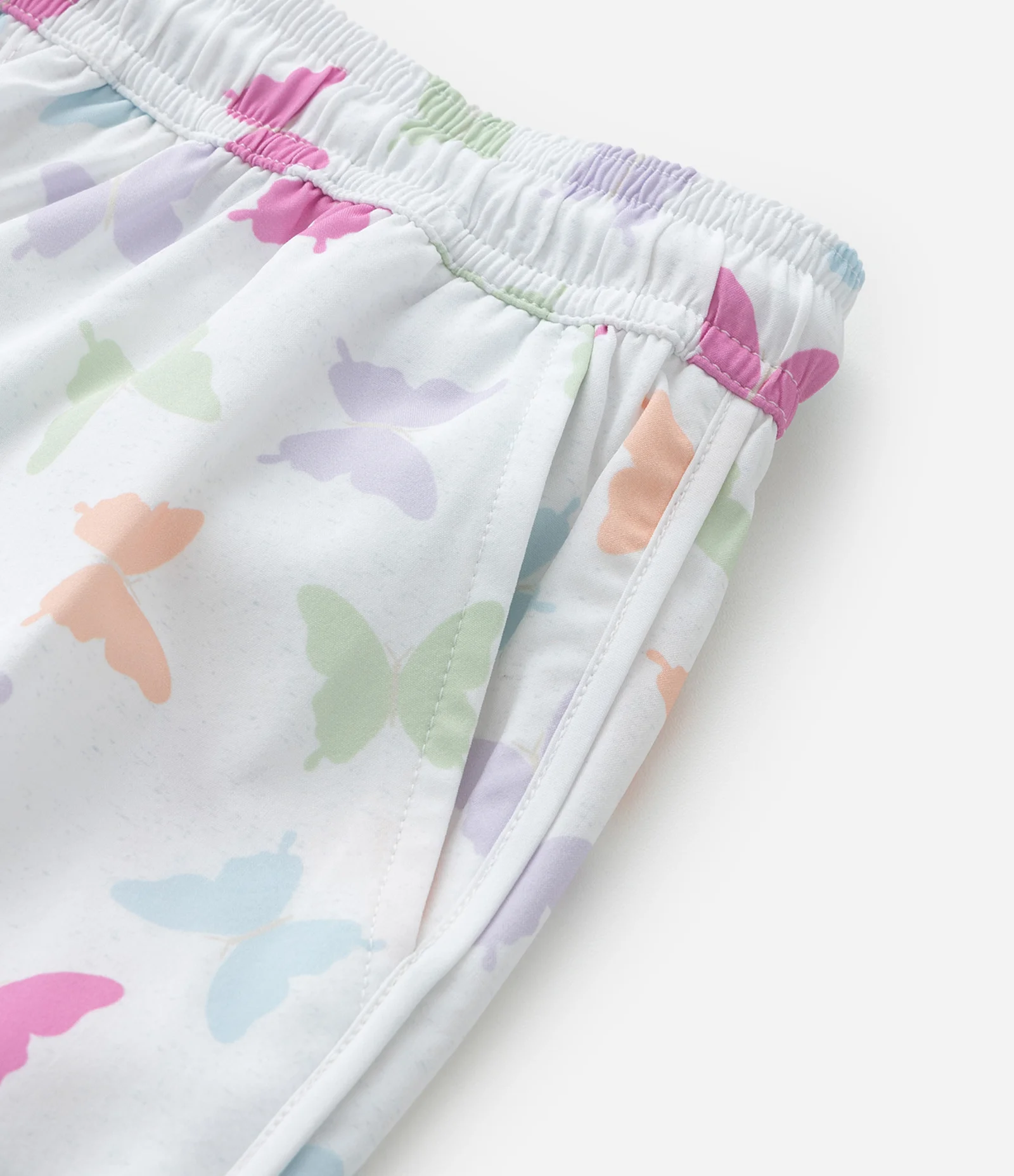 Short Runner Infantil com Estampa Borboletas - Tam 5 a 14 Anos Branco 5