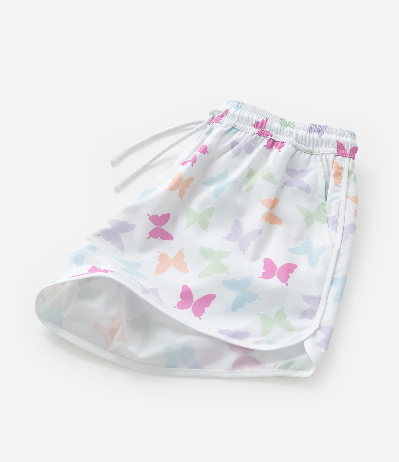 Short Runner Infantil com Estampa Borboletas - Tam 5 a 14 Anos Branco 7
