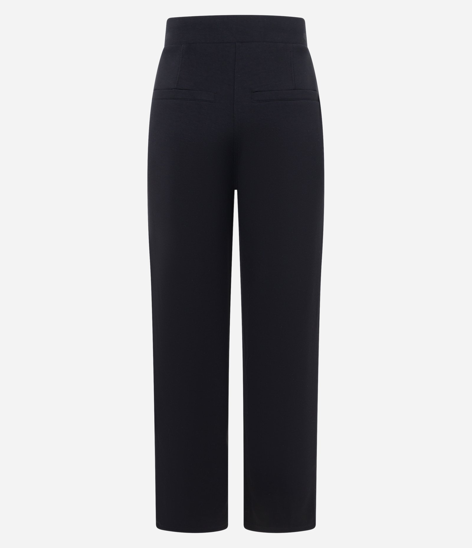 Calça Reta Esportiva com Frisos Frontais e Cós Largo 6